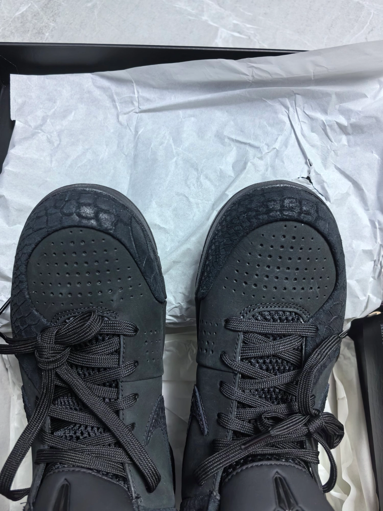 custom review-Nike Zoom Kobe 4 Low Топ Баскетбольные кроссовки Унисекс Черный