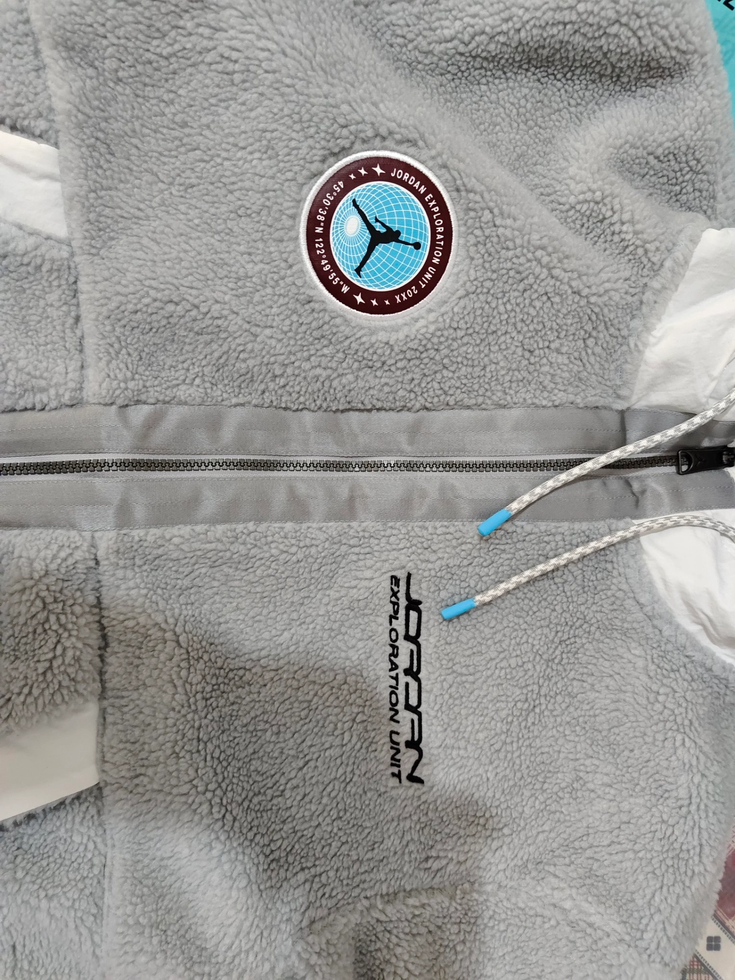 custom review-JORDAN Светло-Синий Мужской Свитшот