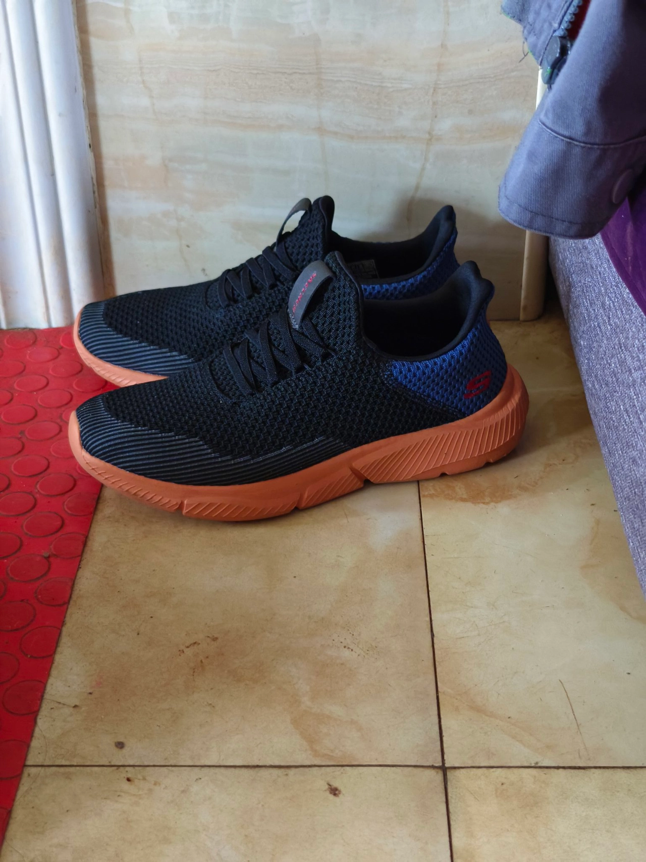 custom review-Skechers Ingram Низкий Топ Беговые Кроссовки Мужские Синий Черный Коричневый