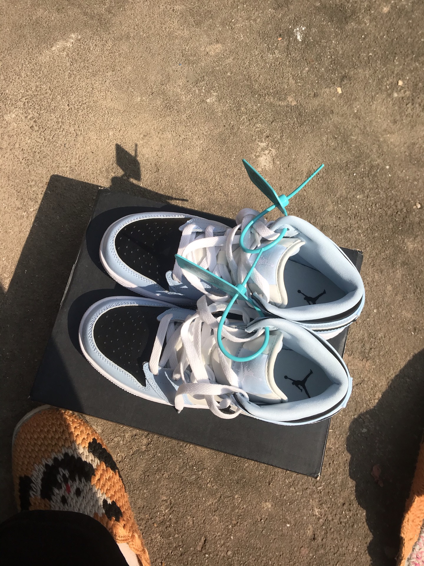 custom review-JORDAN Air Jordan 1 Детская баскетбольная обувь MID Топ Унисекс