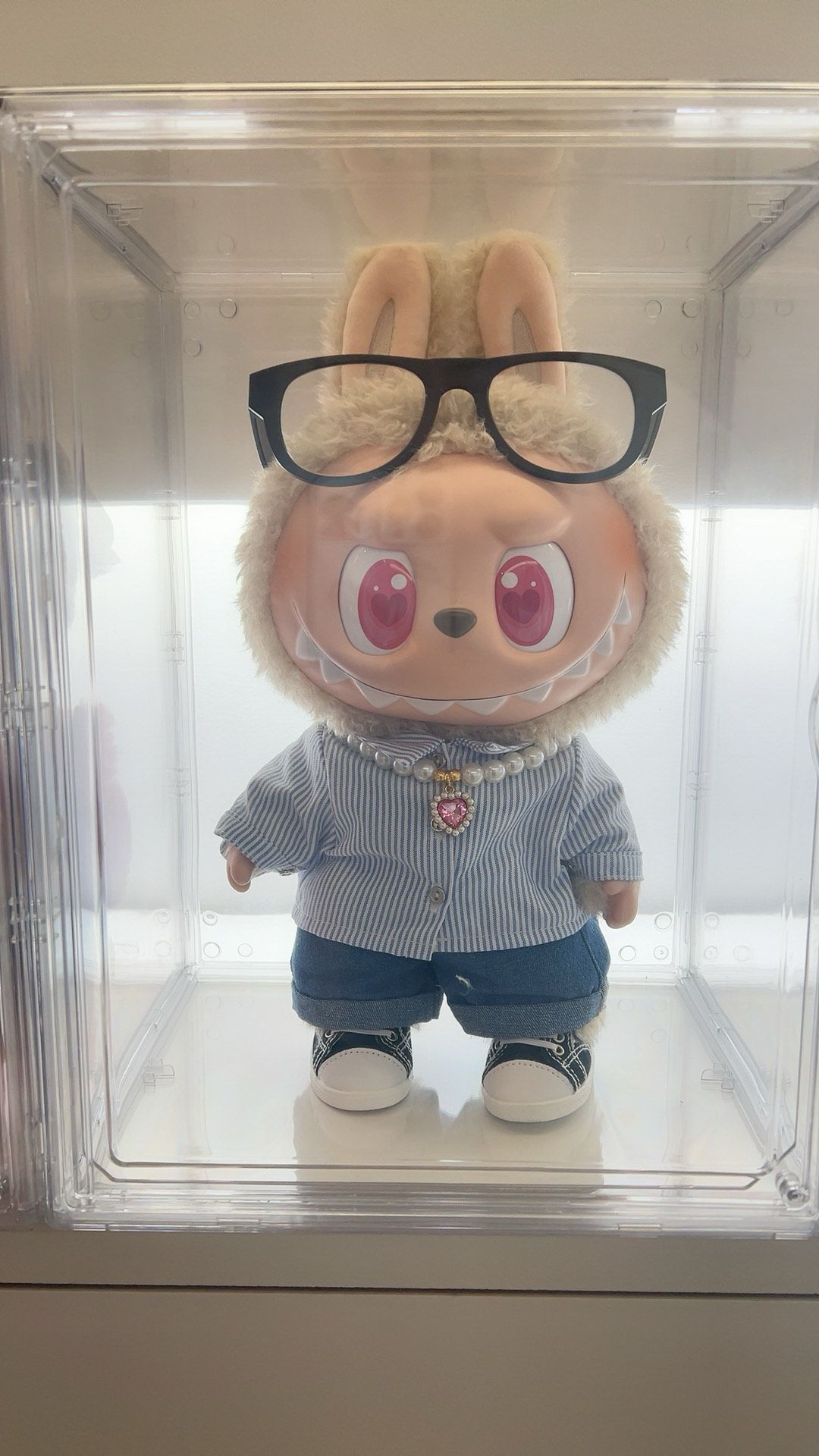 custom review-POP MART THE MONSTERS LABUBU FLIP WITH ME Виниловая Плюшевая Кукла Летняя Версия Коллекционная Фигурка 40см