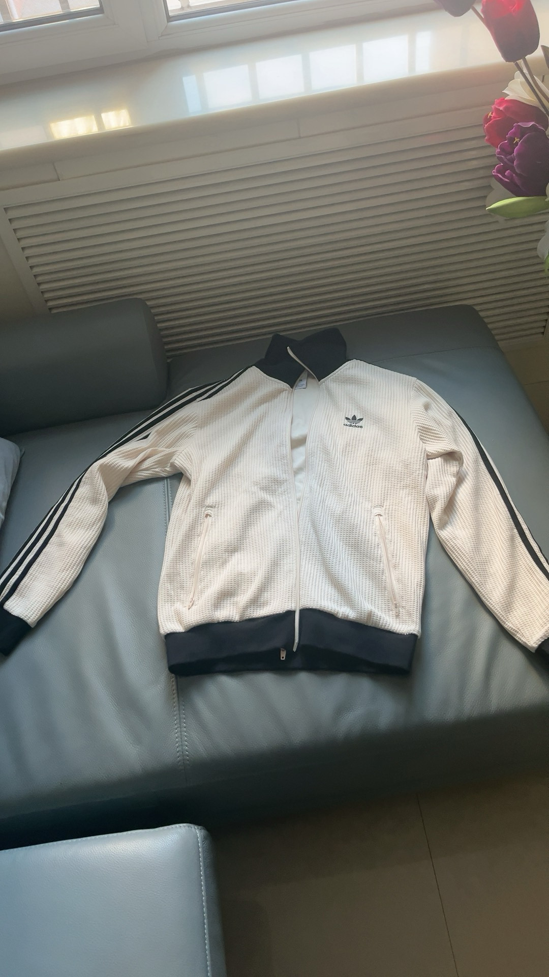 custom review-Adidas Originals Clover Series Outfit Куртка Унисекс Чудесный Белый