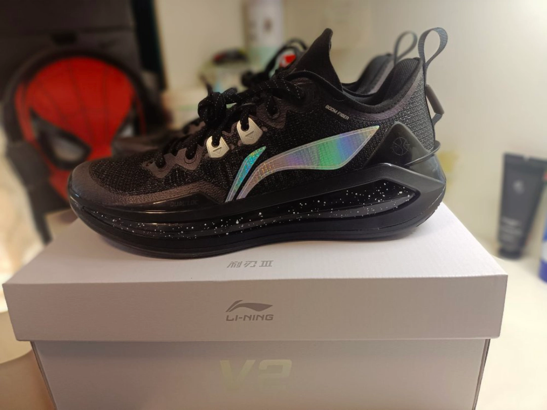 custom review-Liren 3 V2 Баскетбольные кроссовки Low Top Черные Унисекс