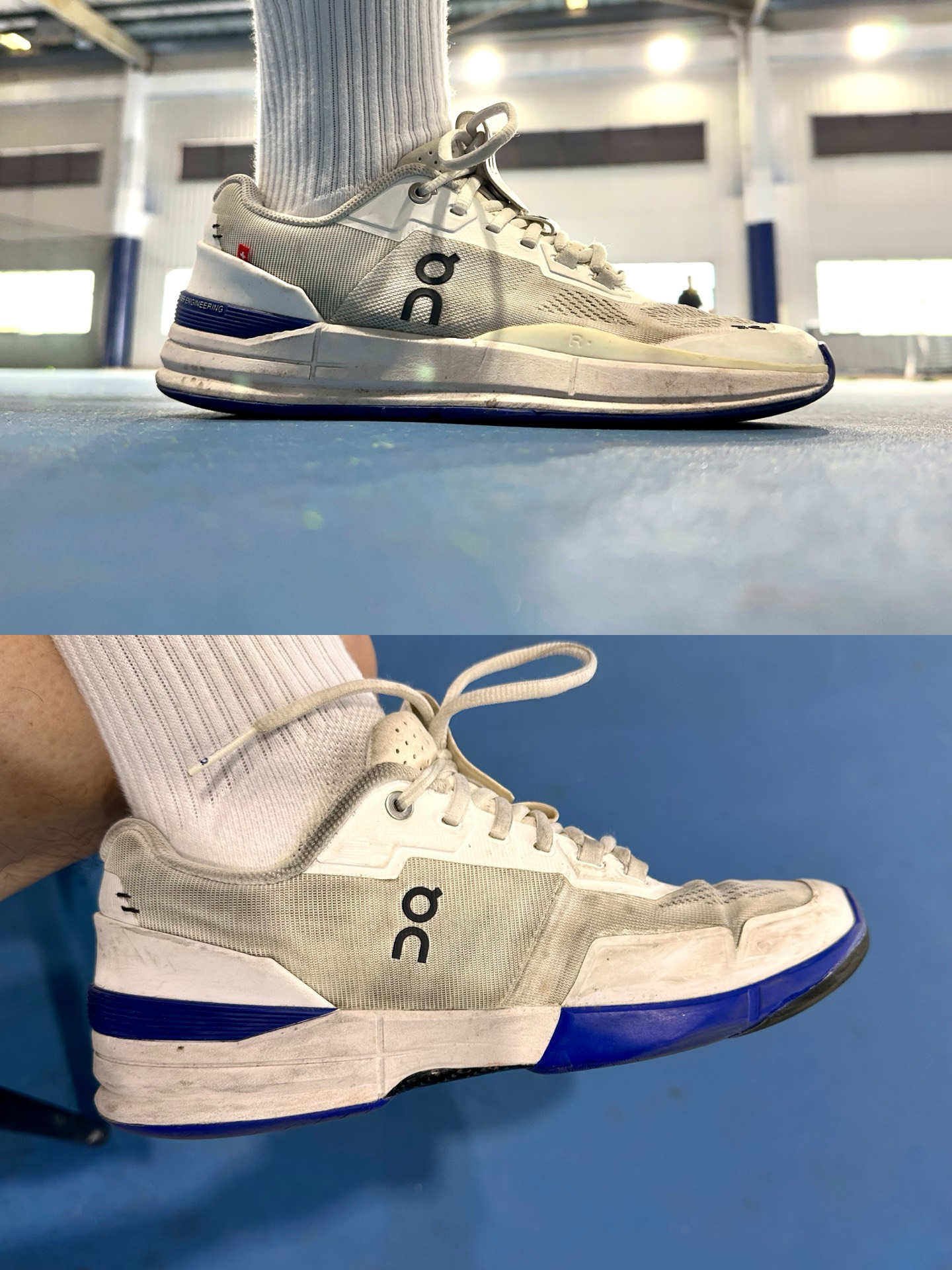 昂跑on费德勒网球鞋the roger战损版