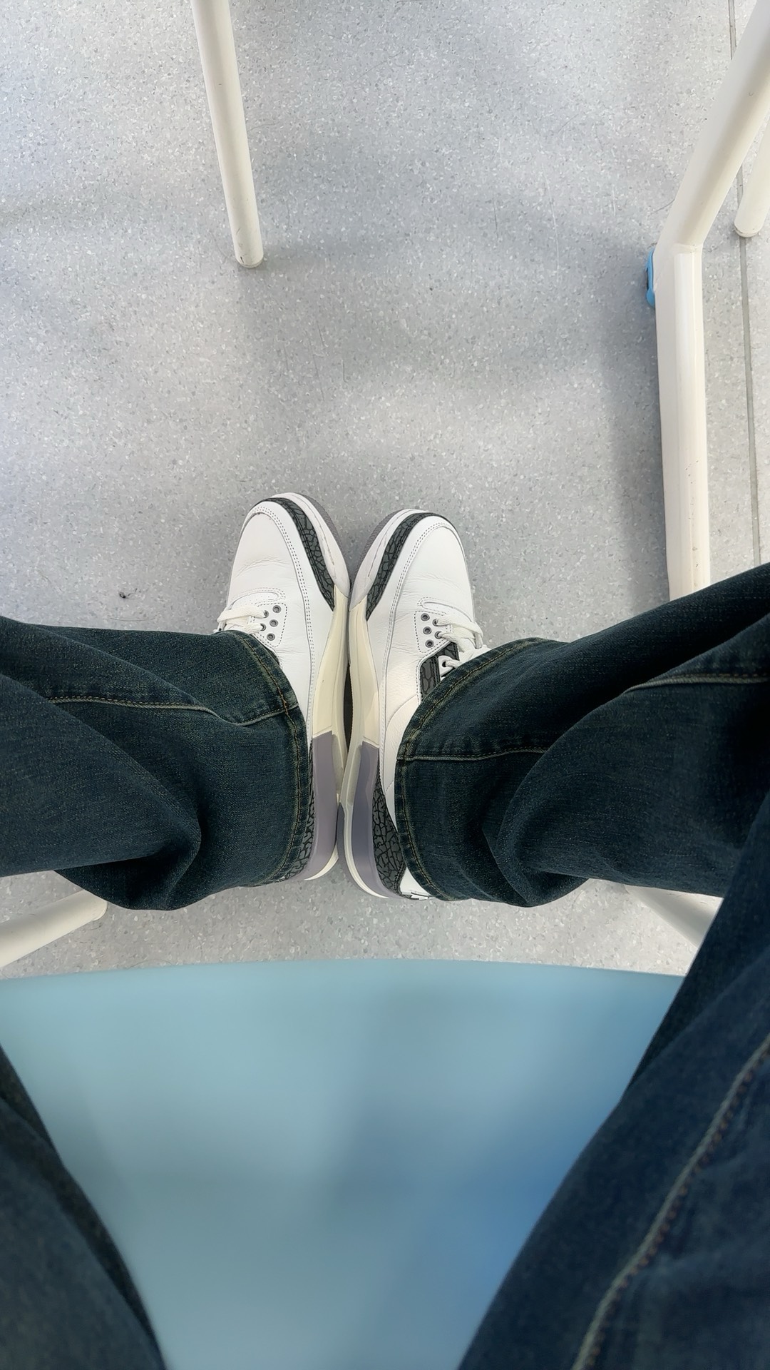 custom review-Jordan Air Джордан 3 Противоскользящий MID Топ Винтажные баскетбольные кроссовки Мужской Белый Серый