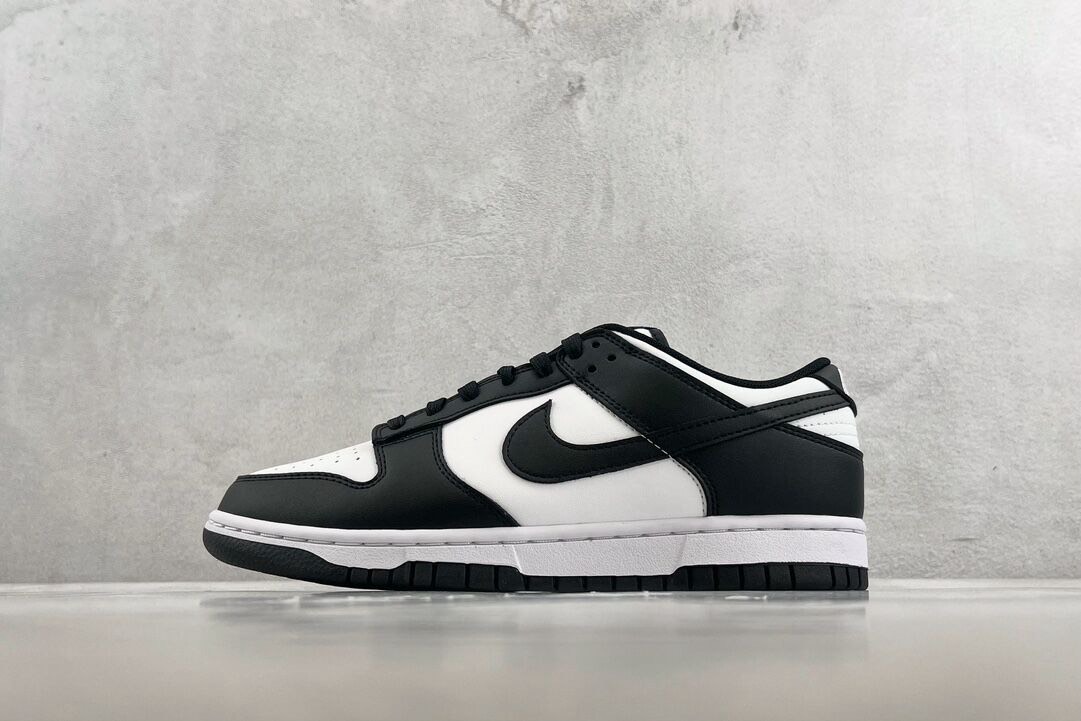 nike dunk low retro black 黑白熊猫