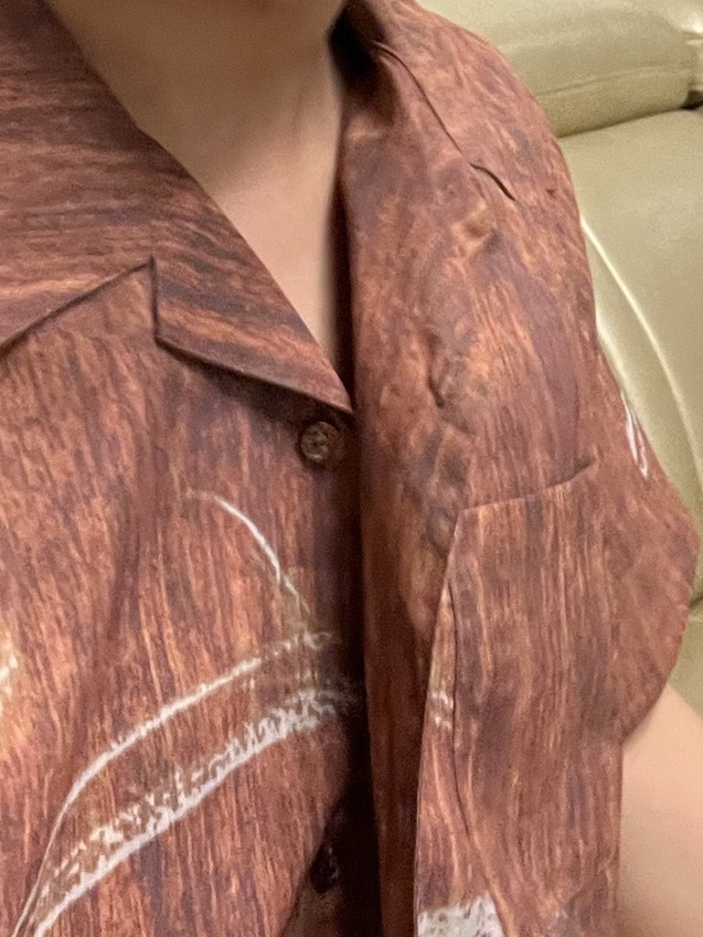 custom review-Li NING Disney Умбра Деревянное Зернистое Полный С принтом Мужская Рубашка