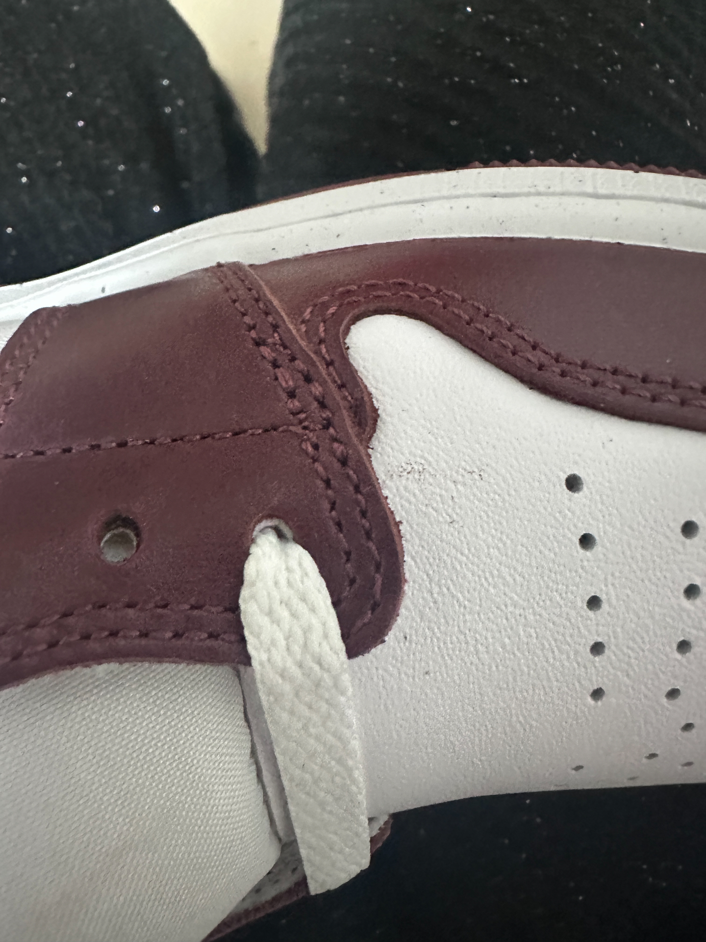 custom review-Jordan Air Jordan 1 Нижняя юбка Устойчивая к истиранию Низкий Топ Винтажные баскетбольные кроссовки Унисекс Белый Красный Черный