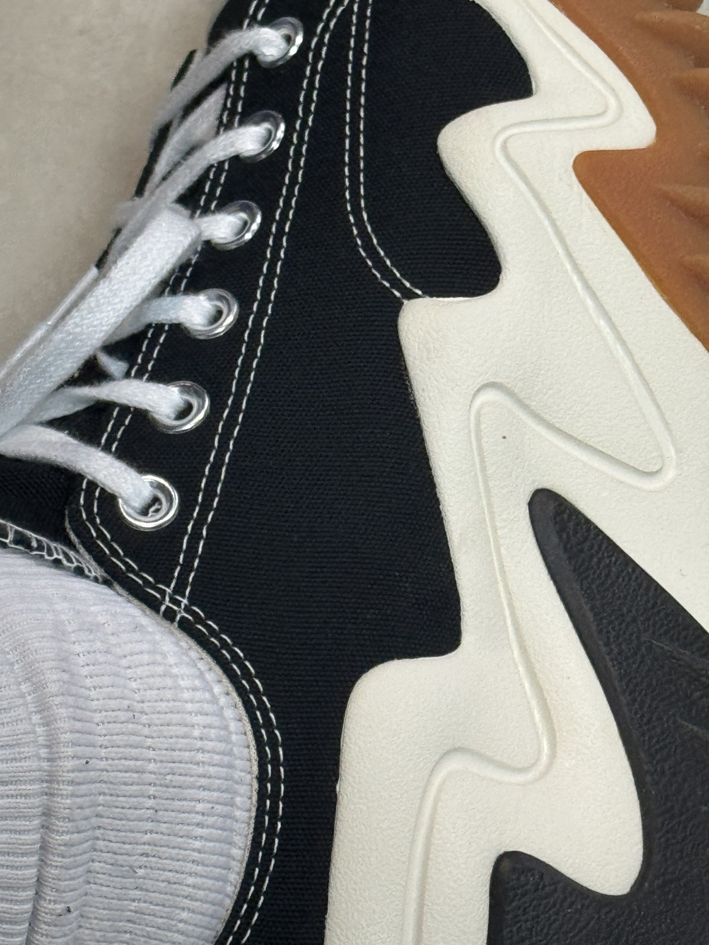 custom review-Конверс Run Star Motion Износостойкие Низкие Кеды Унисекс Черный Белый