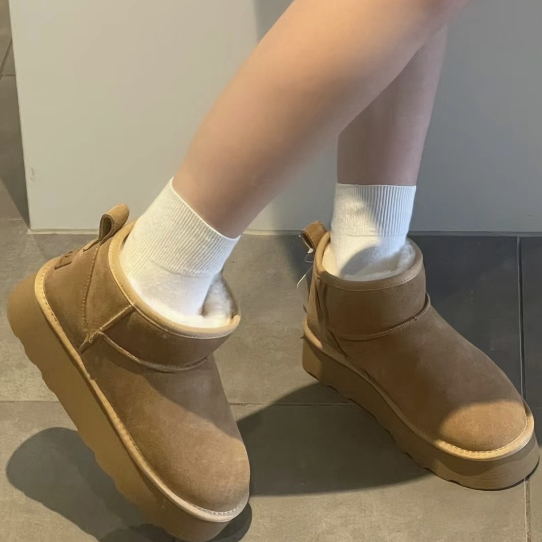 custom review-UGG Classic Ultra Mini Platform Boot Chestnut Women
s