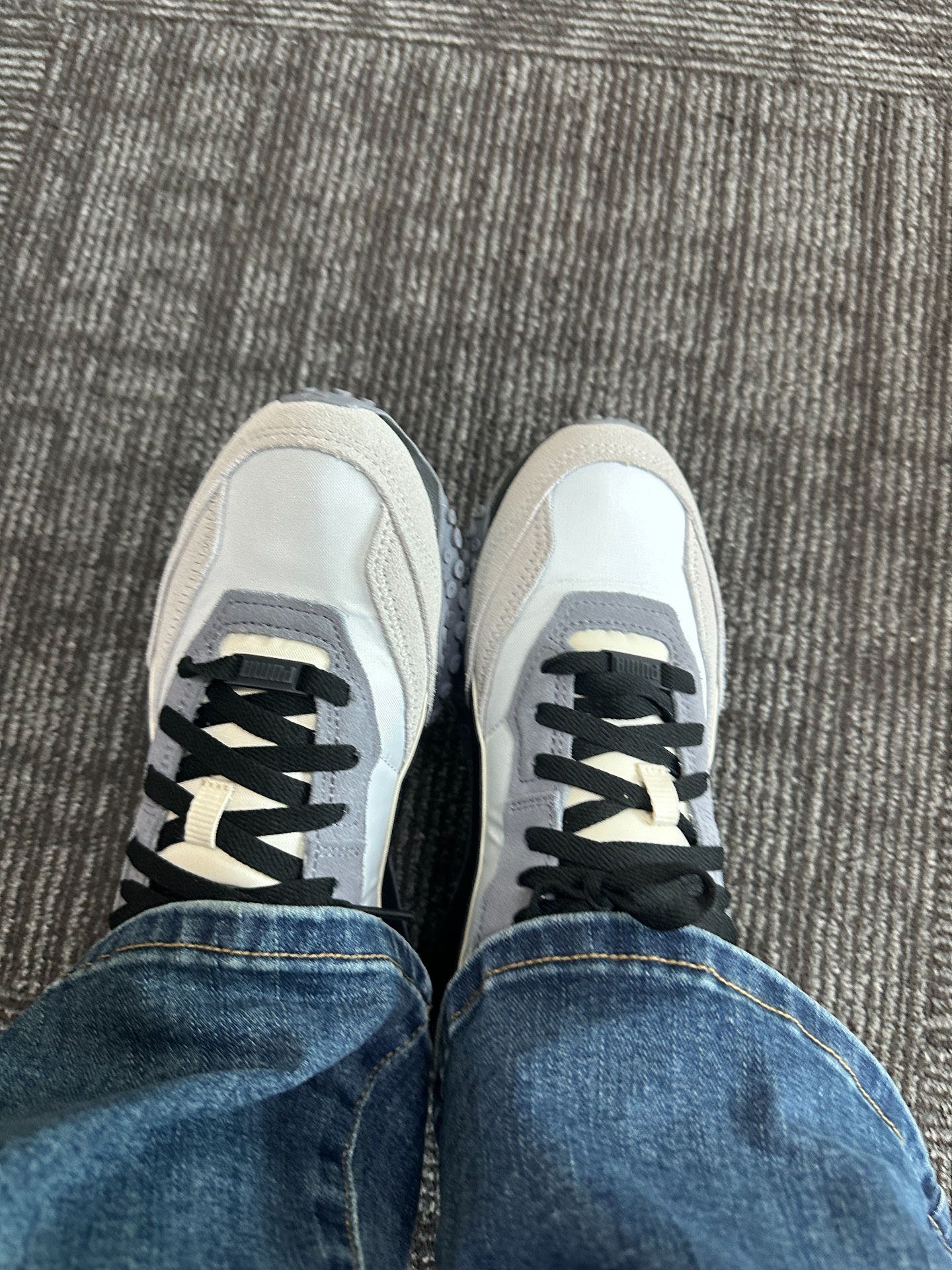 custom review-PUMA Blktop Rider Устойчивый к истиранию Низкий топ Повседневная городская обувь для коммутирования и бега Унисекс Белый Серый Черный