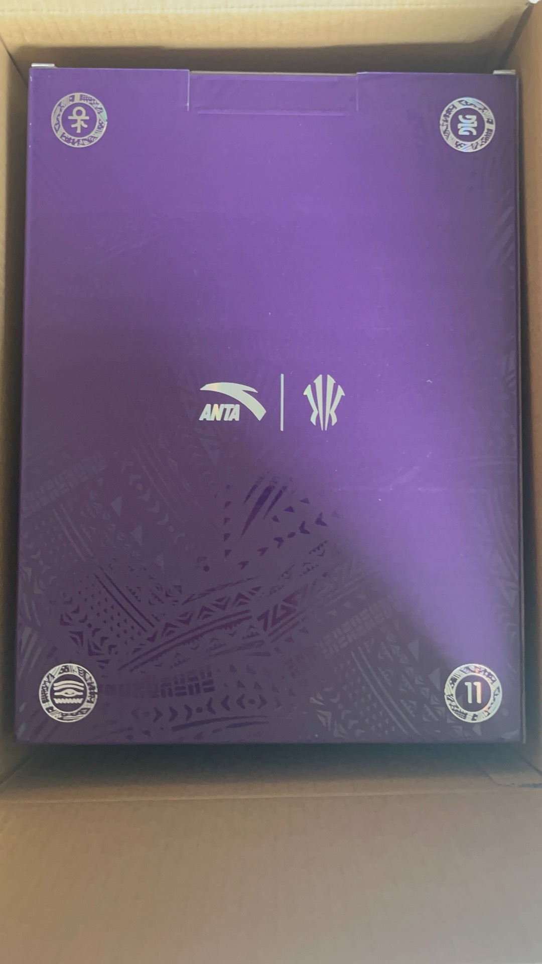 custom review-Anta KAI 1 Амортизация Износостойкие Низкие Баскетбольные Кроссовки Мужские Белые Синие и Оранжевые