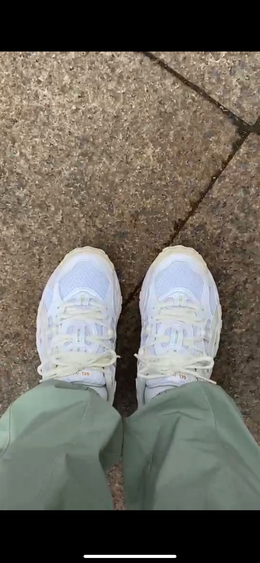 custom review-Asics Gel Nandi OG Удобный Текстиль Синтетическая Кожа Низкий Топ Беговые Кроссовки Женские Белые