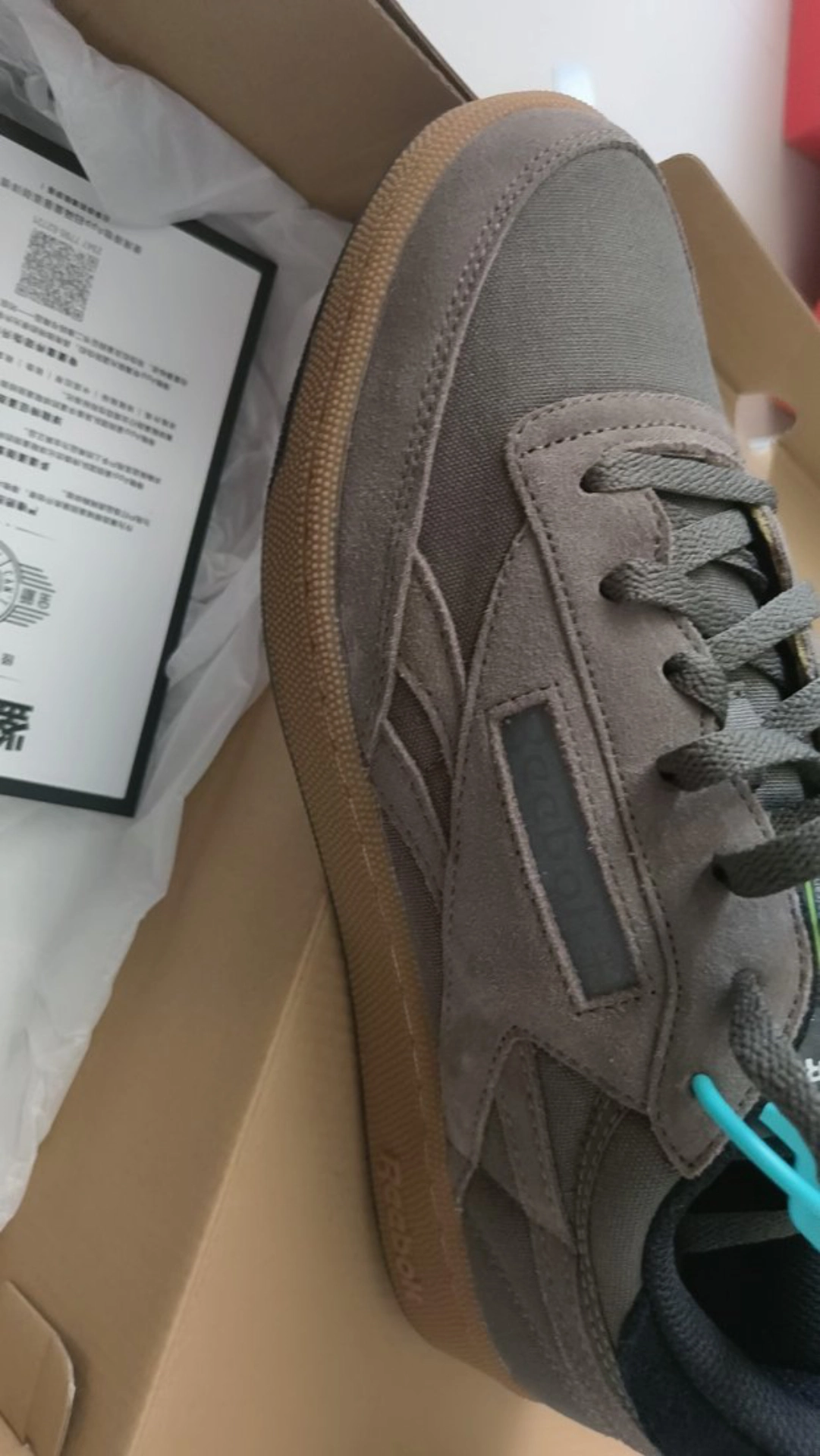 custom review-Reebok Club C Coating Balance Low Top Скейтборд Кроссовки Мужские Умбра