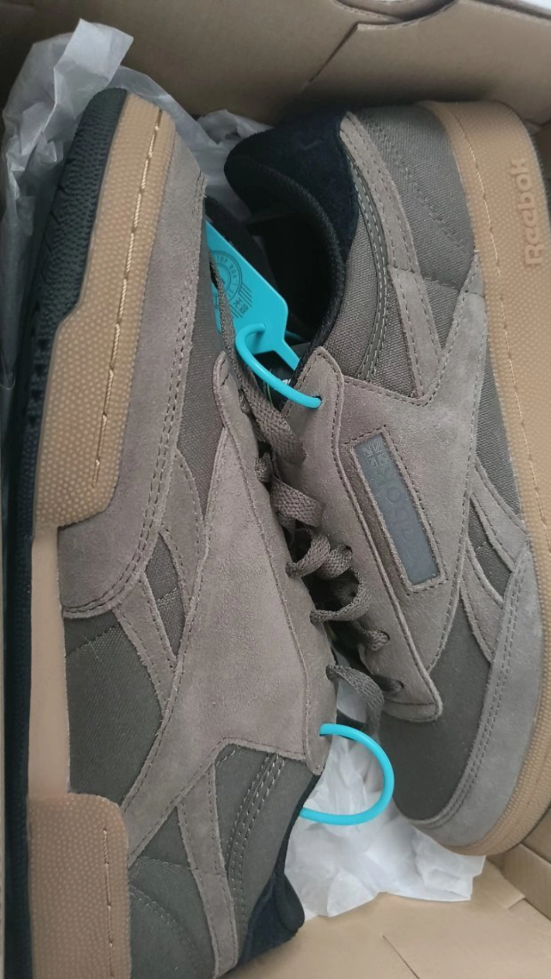 custom review-Reebok Club C Coating Balance Low Top Скейтборд Кроссовки Мужские Умбра