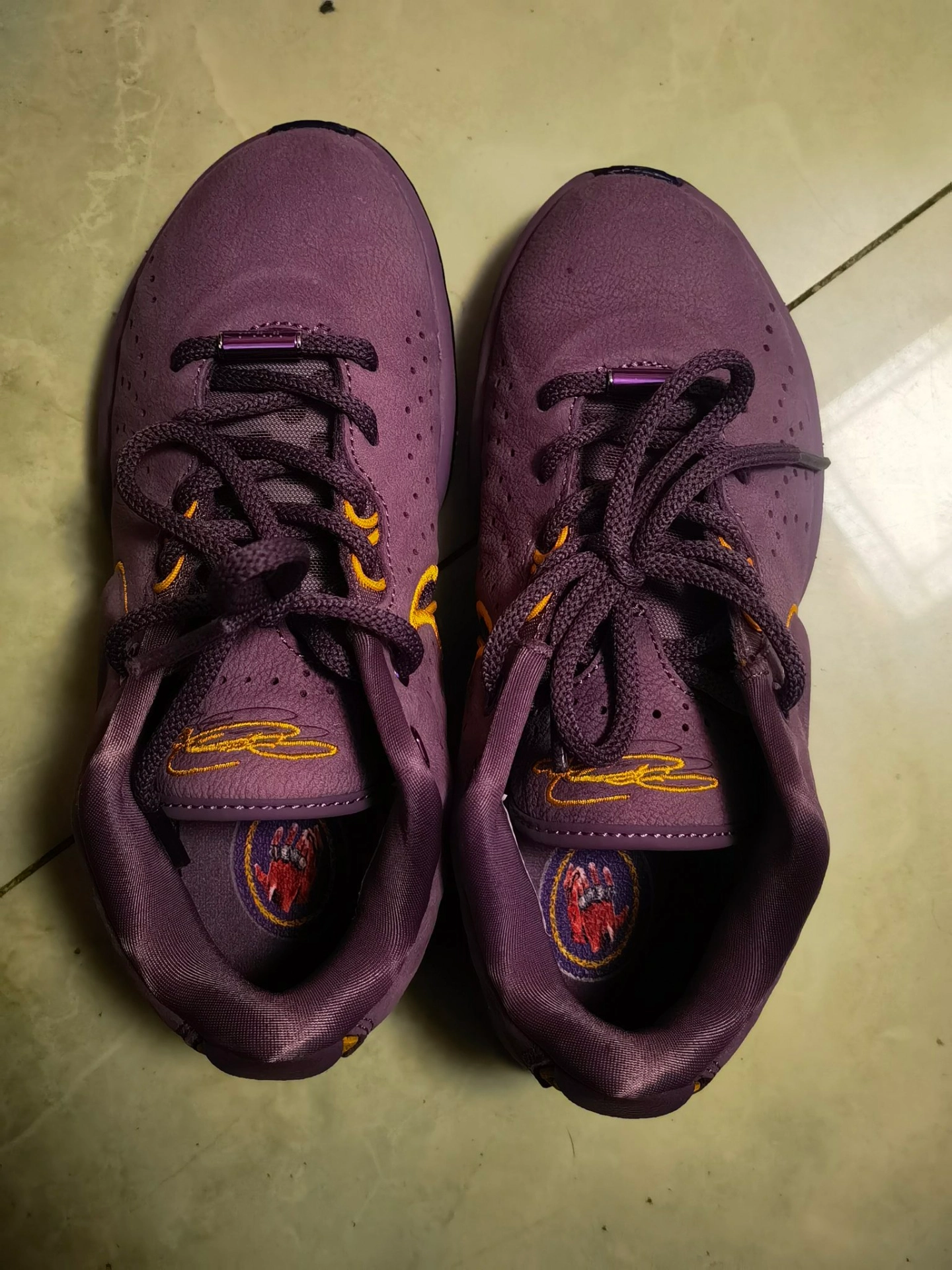 custom review-nike Lebron 21 Противоскользящие амортизаторы низкие детские баскетбольные кроссовки фиолетовые пыль