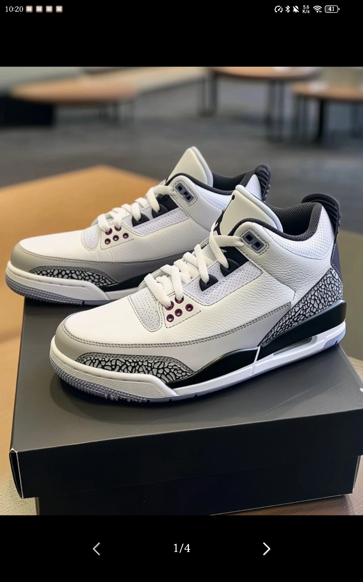 custom review-Air Jordan 3 Retro 'Cement Grey'