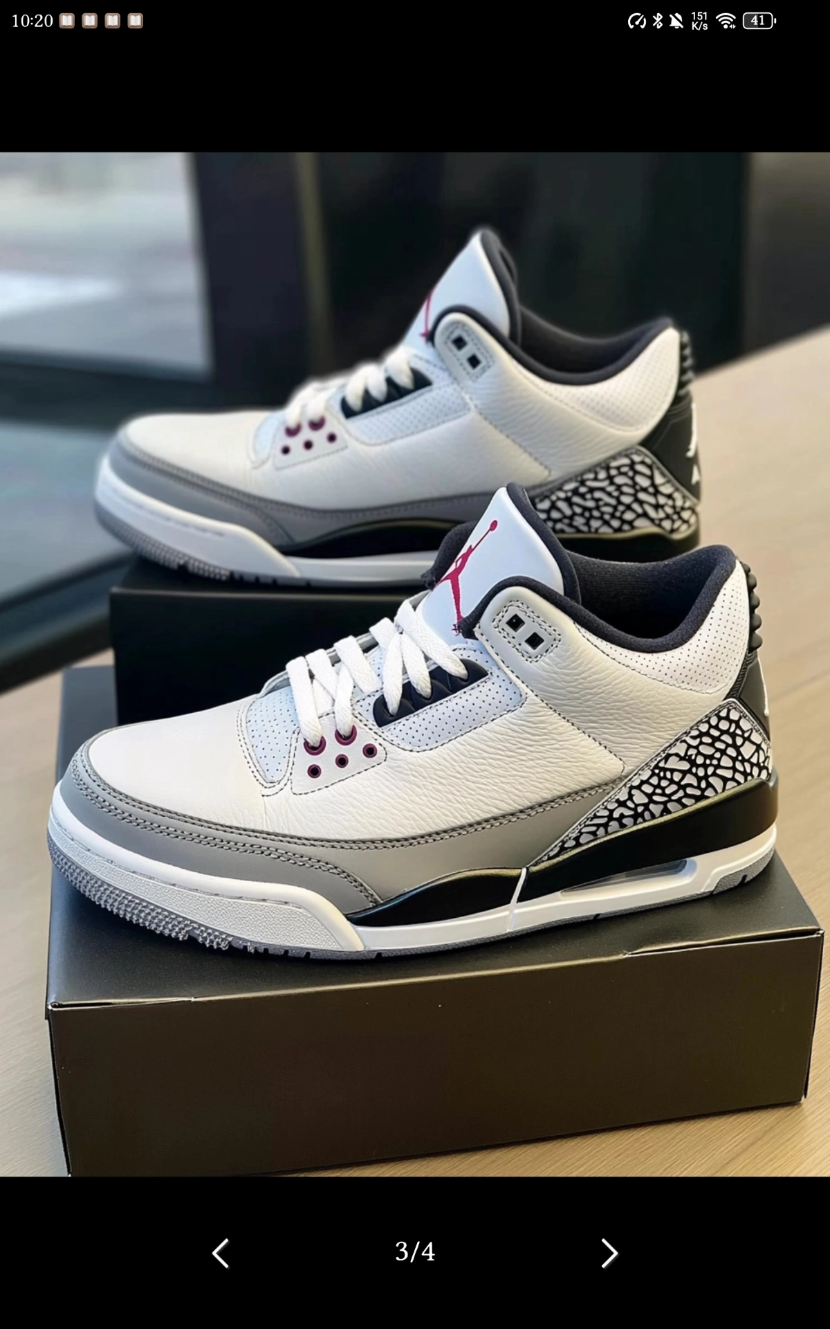 custom review-Air Jordan 3 Retro 'Cement Grey'