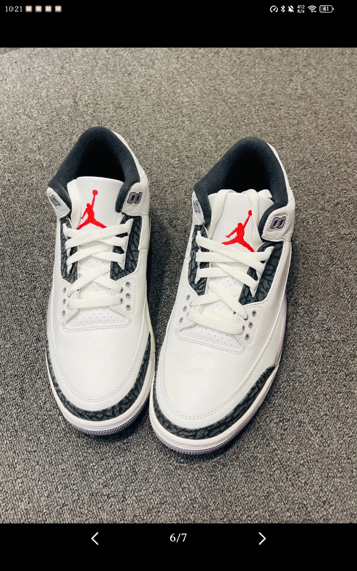custom review-Air Jordan 3 Retro 'Cement Grey'