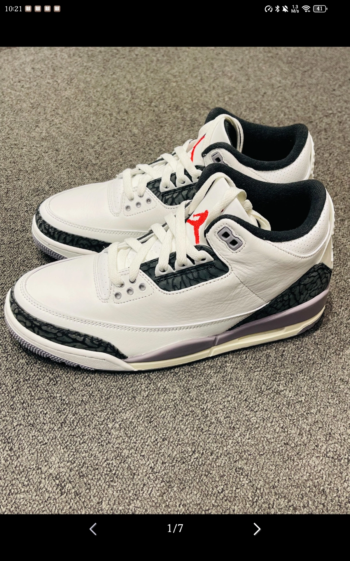 custom review-Air Jordan 3 Retro 'Cement Grey'