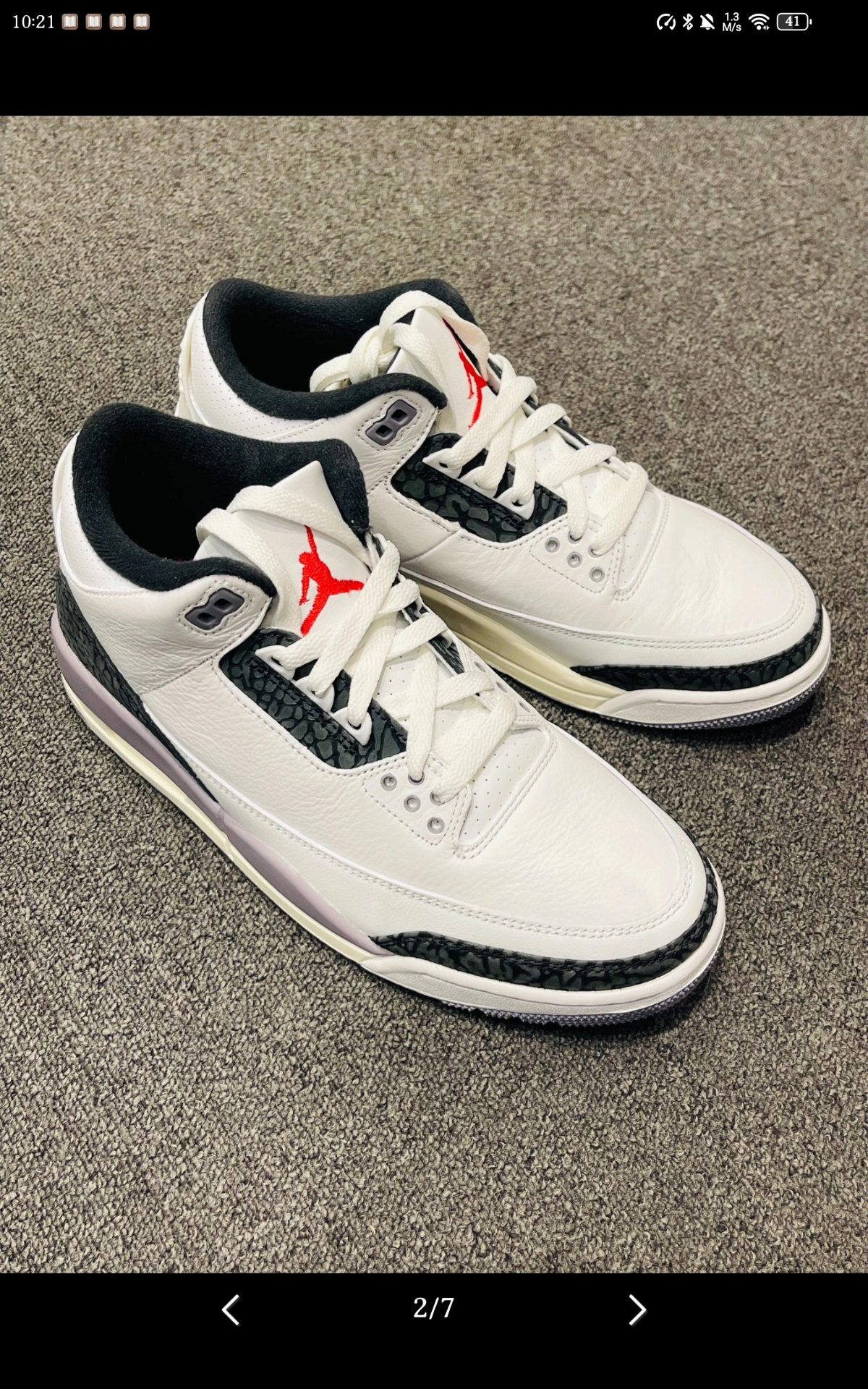 custom review-Air Jordan 3 Retro 'Cement Grey'
