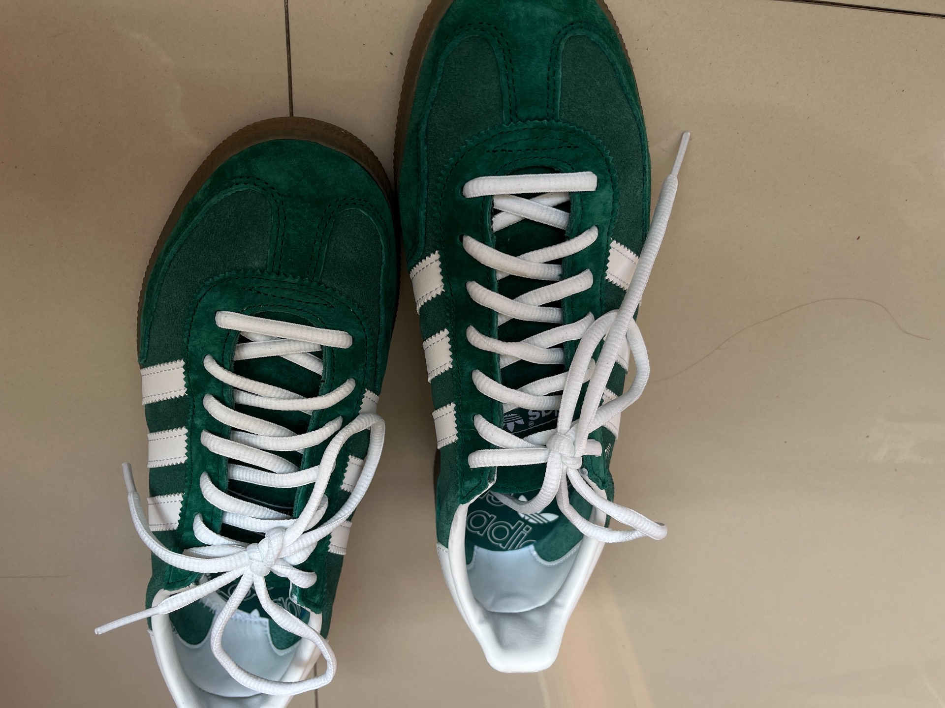 custom review-Adidas Originals HANDBALL SPEZIAL Противоскользящие устойчивые к истиранию Низкие скейтбордические кроссовки Унисекс Зеленые