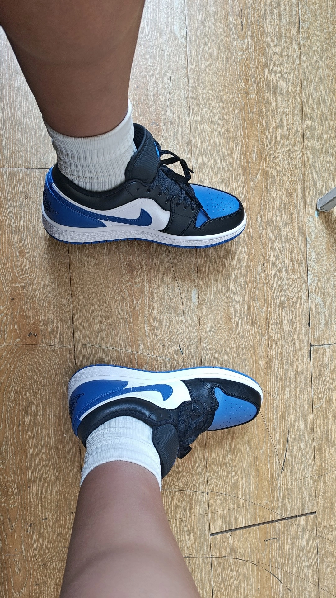 custom review-Jordan 1 Low Alternate Royal Toe