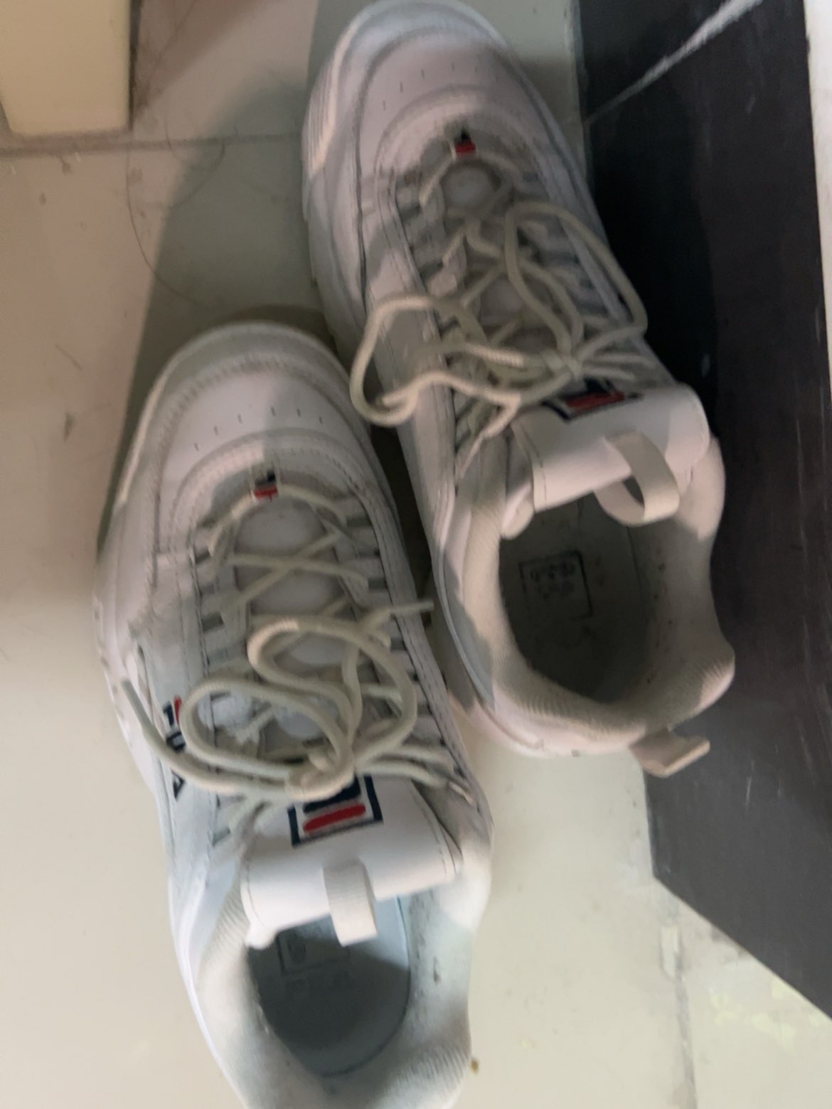 custom review-FILA DISRUPTOR II PREMIUM Низкий топ кеды женские белые