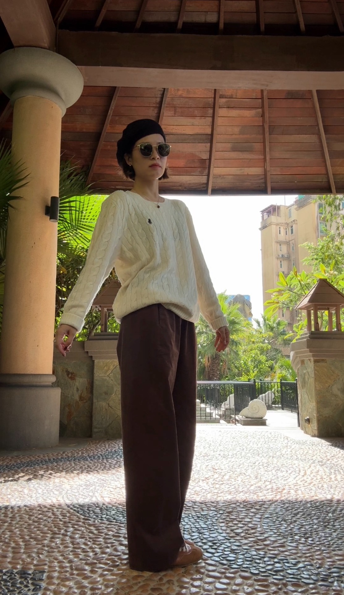 custom review-Polo Ralph Lauren FW22 Кашемировый свитер мужской кремовый