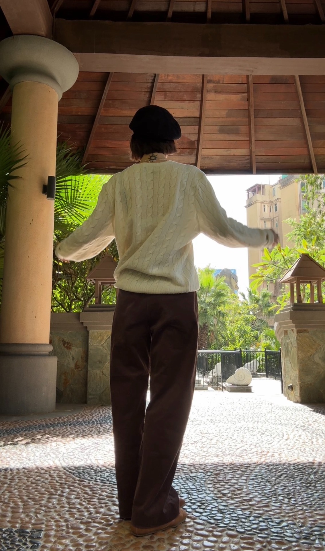 custom review-Polo Ralph Lauren FW22 Кашемировый свитер мужской кремовый