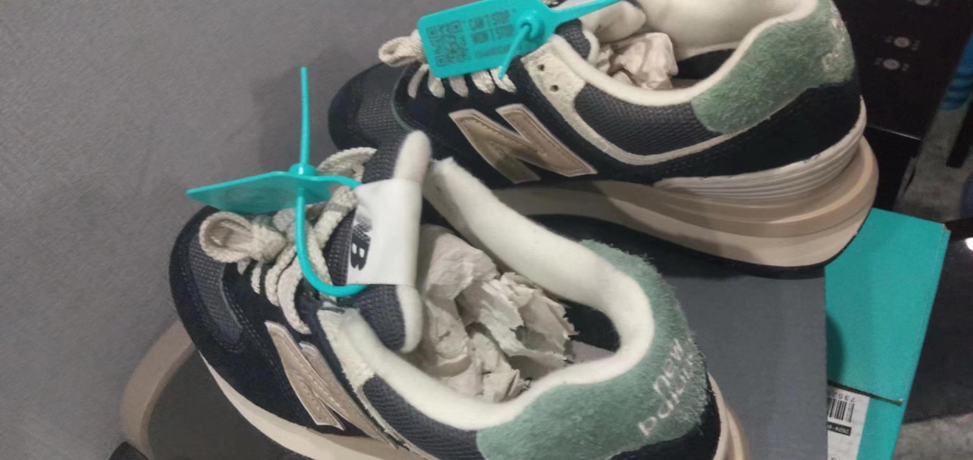 custom review-New Balance NB 574 Устойчивый к истиранию Низкий Топ Casual Унисекс Черный