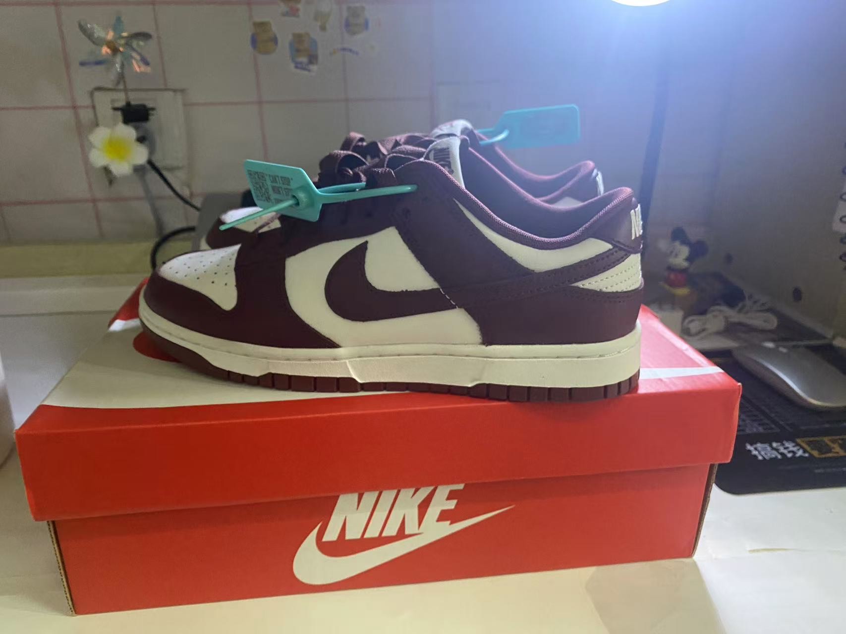 custom review-Nike Dunk Low Топ Скейтборд Кроссовки Унисекс Умбра