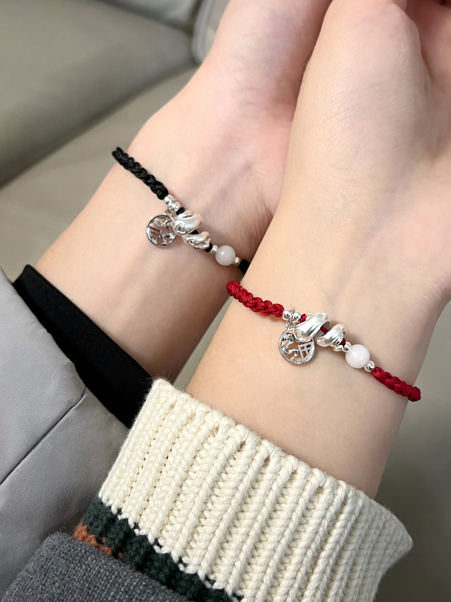 蛇年情侣编织手链🐍本命年必备