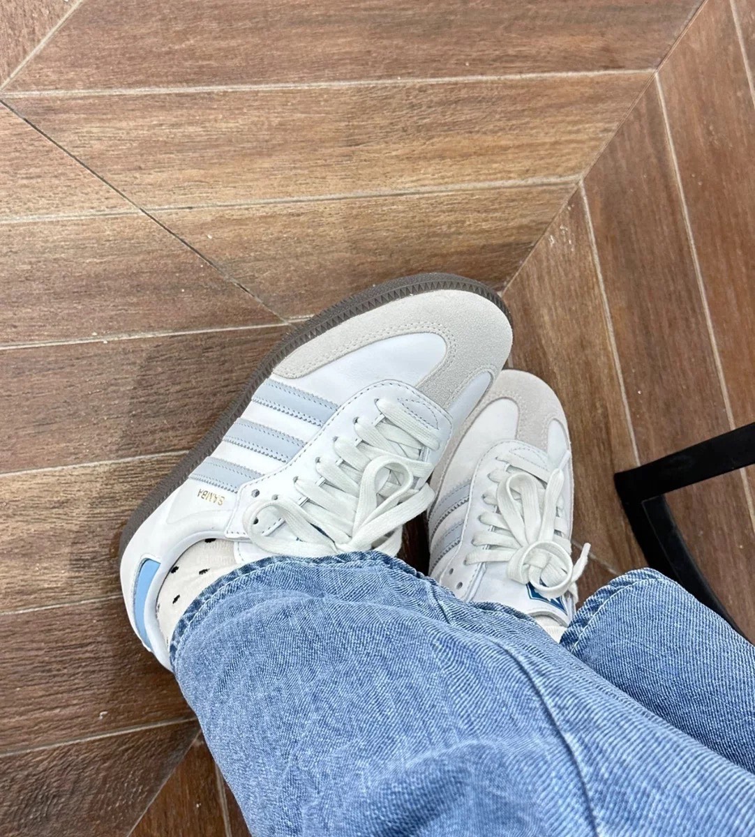 custom review-Adidas Originals SAMBA OG Устойчивые к истиранию низкие скейтборд-кроссовки Мужские Белые