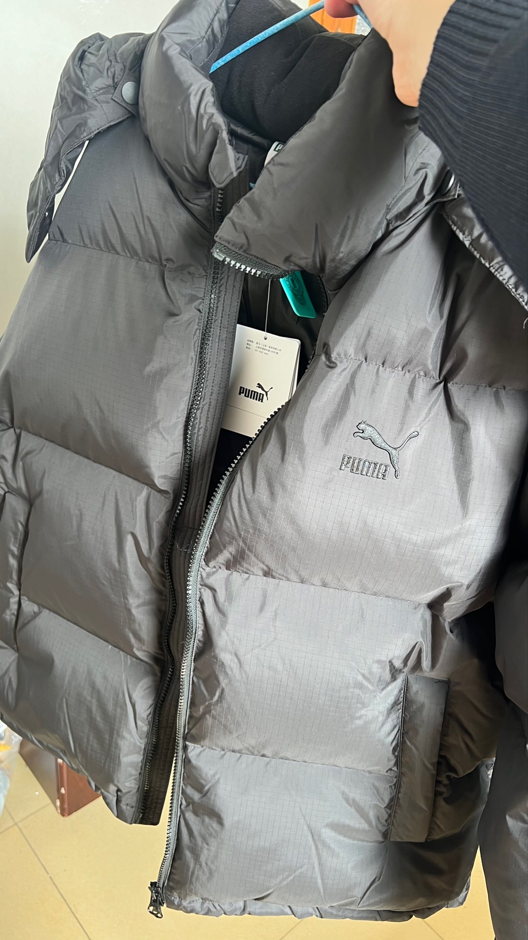 custom review-PUMA Черный Мужской Пуховик