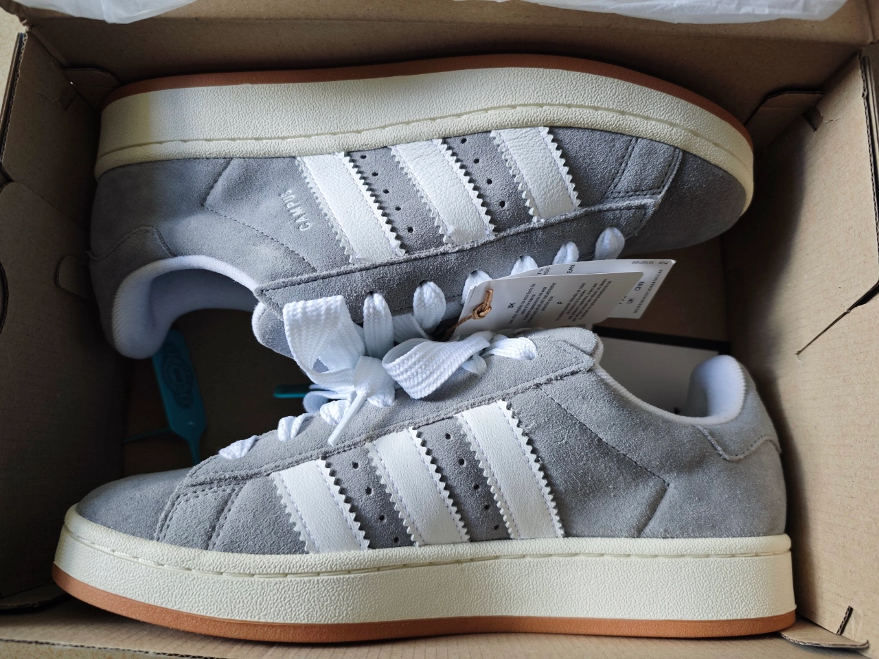 custom review-adidas originals Campus 00s 'Grey White'