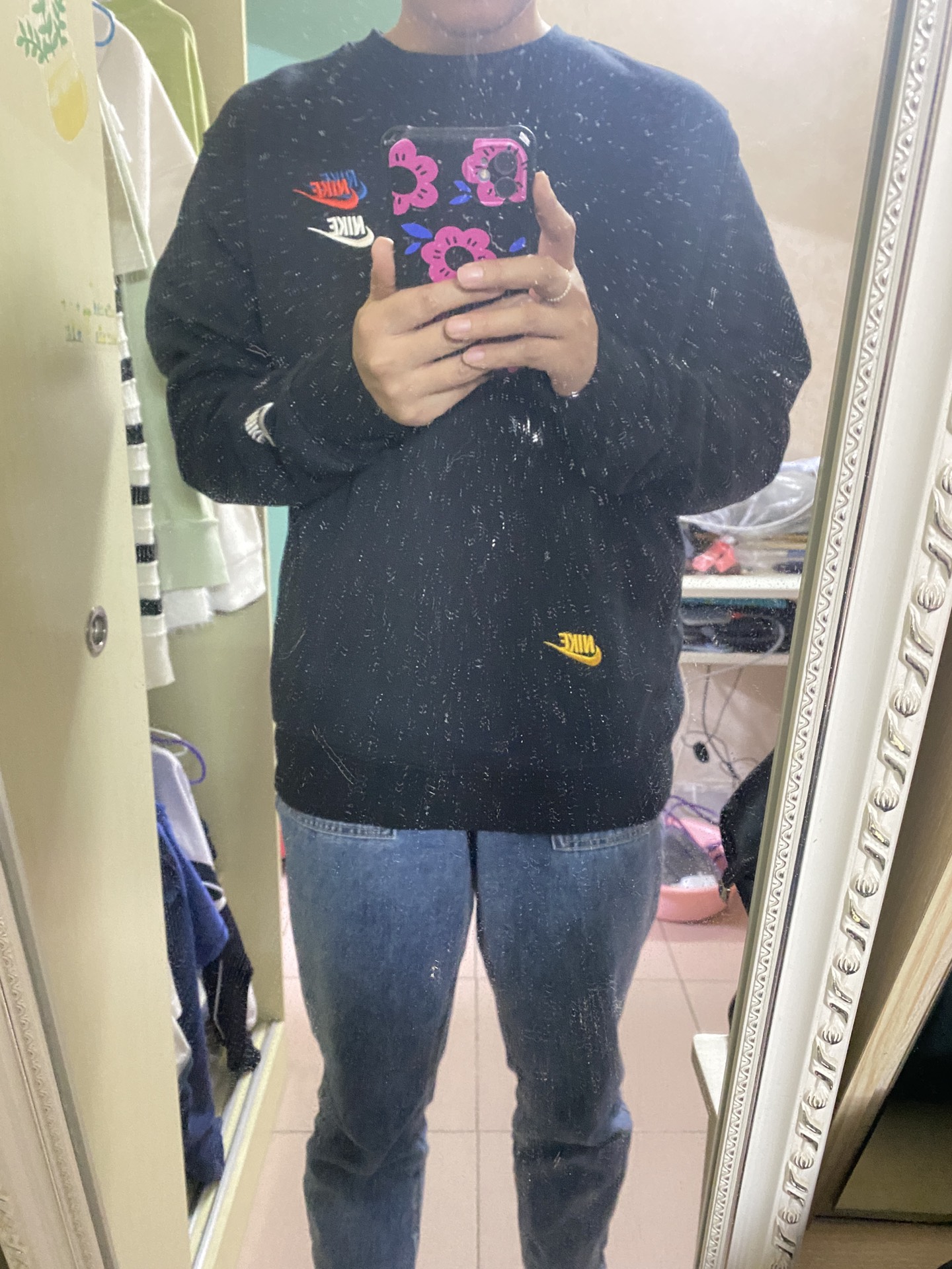 custom review-Nike Толстовка Весенний Мужской Черный