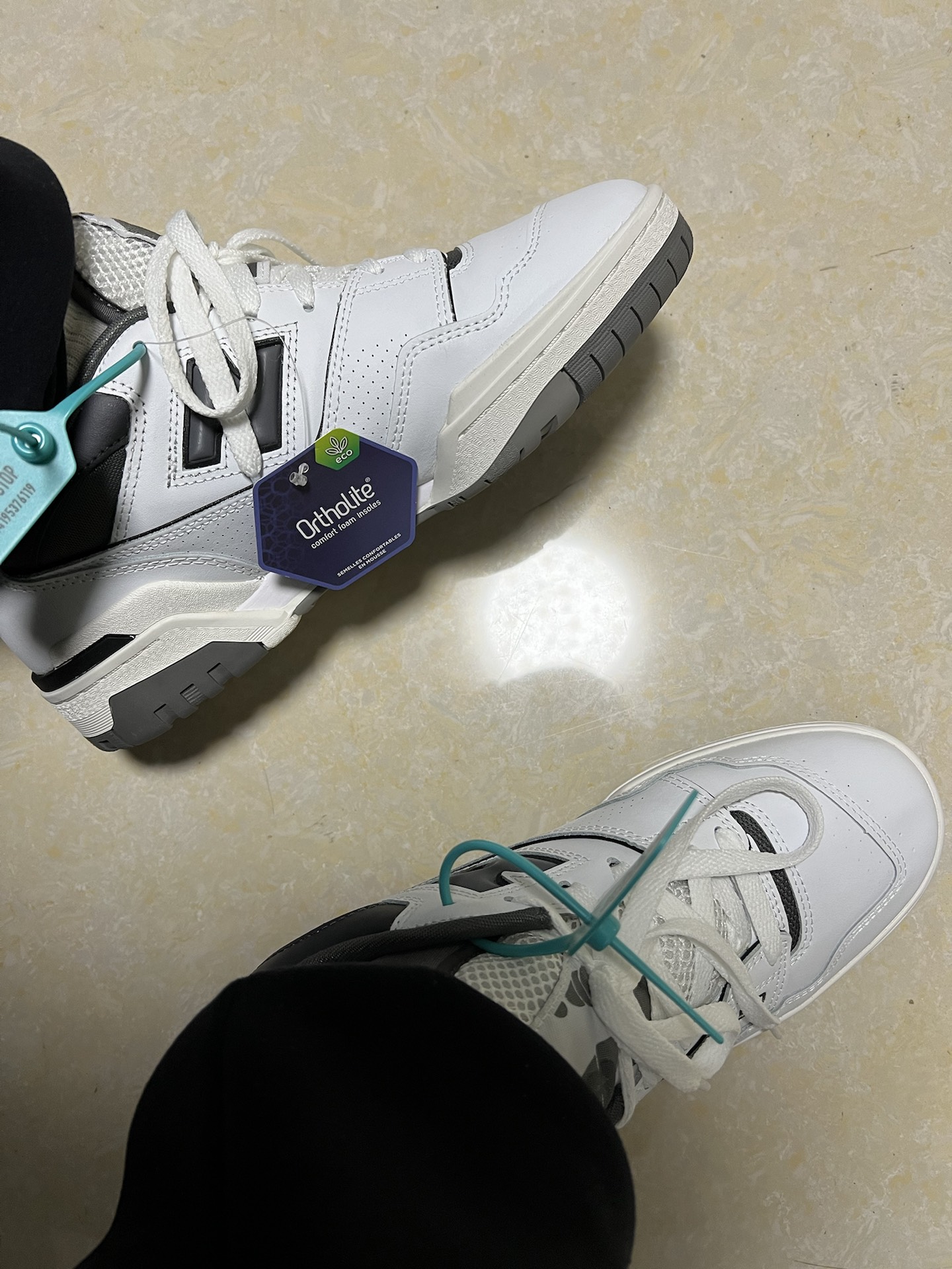 custom review-New Balance NB 550 Амортизация Устойчивость к истиранию Легкий Низкий Топ Винтажные Баскетбольные Кроссовки Унисекс Белый Серый