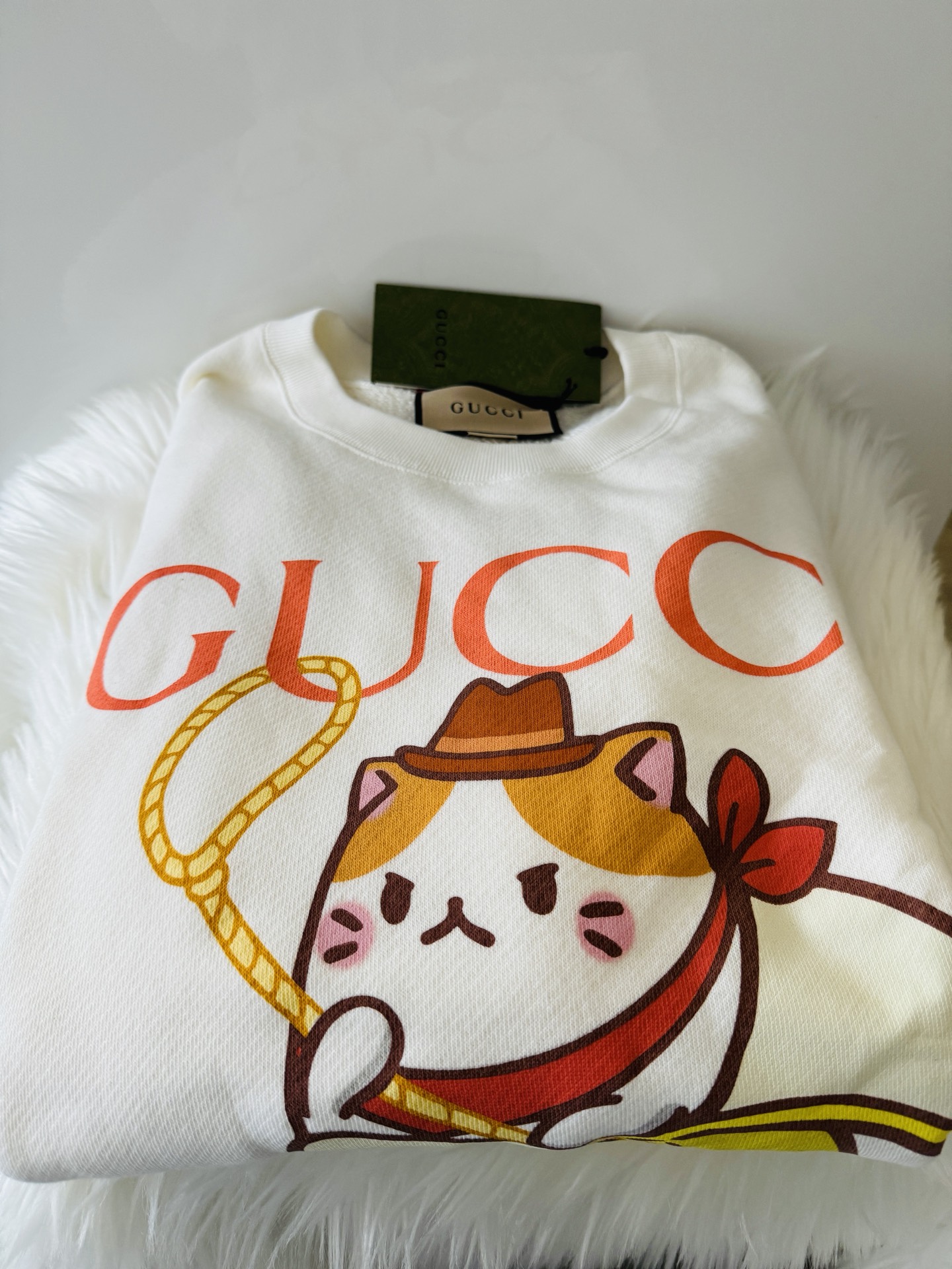 gucci猫咪卫衣图片