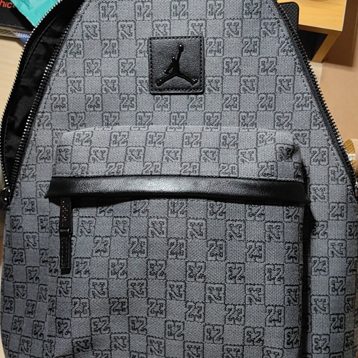 custom review-Джордан Полиэстер Рюкзак Средний Унисекс Серый Дымчатый Серый