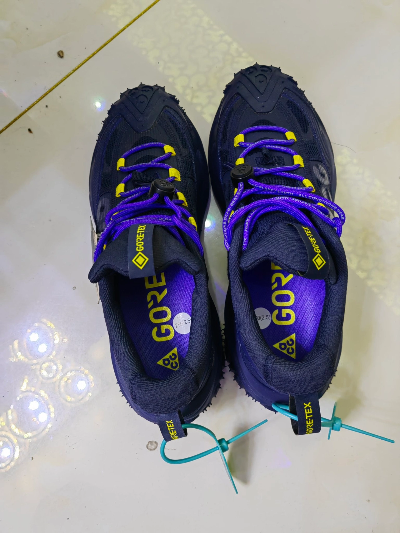 custom review-Nike ACG Mountain Fly Low Топ Уличная обувь Мужская Синий Черный