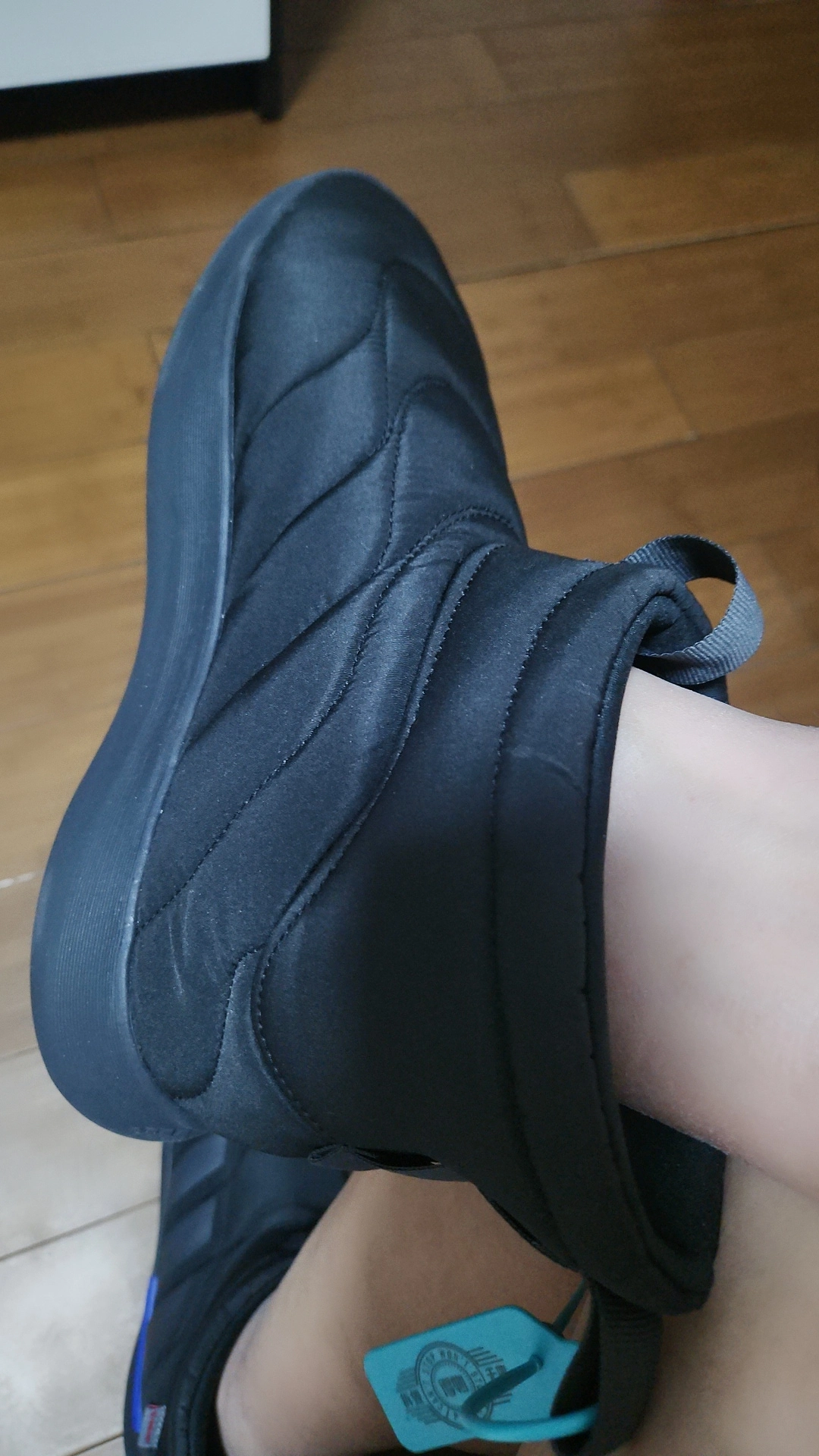 custom review-Adidas Adipuff Термостойкий Устойчивый к истиранию Против скольжения Короткие Снежные ботинки Унисекс Черный