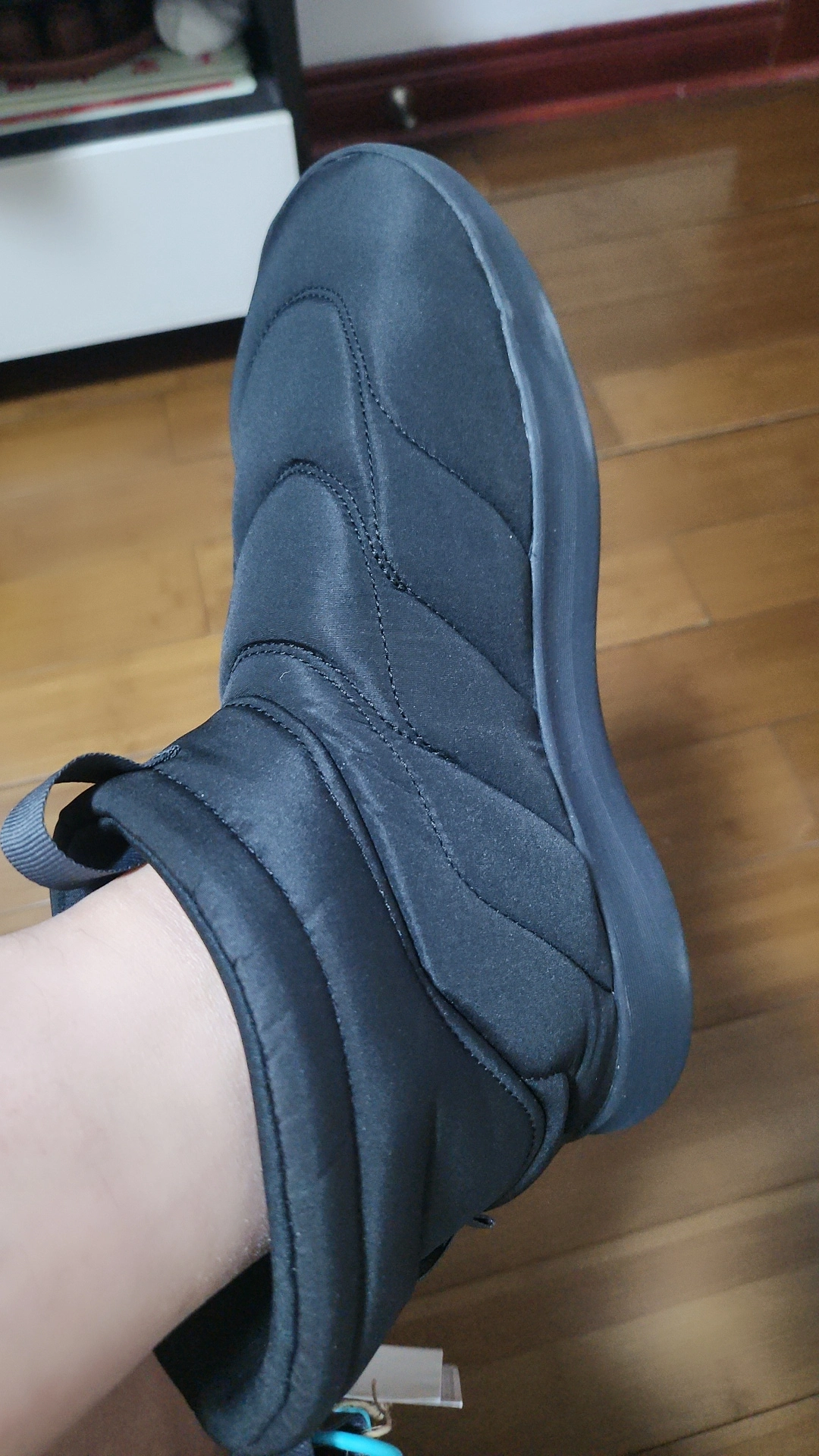 custom review-Adidas Adipuff Термостойкий Устойчивый к истиранию Против скольжения Короткие Снежные ботинки Унисекс Черный