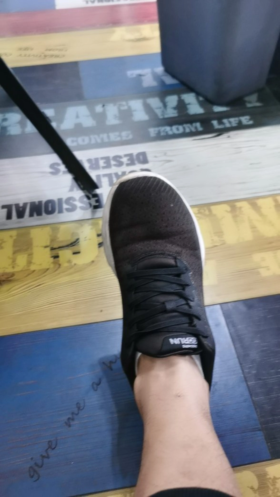 custom review-Skechers Go Run 400 Low Топ Повседневные Беговые кроссовки Мужские Черные Белые