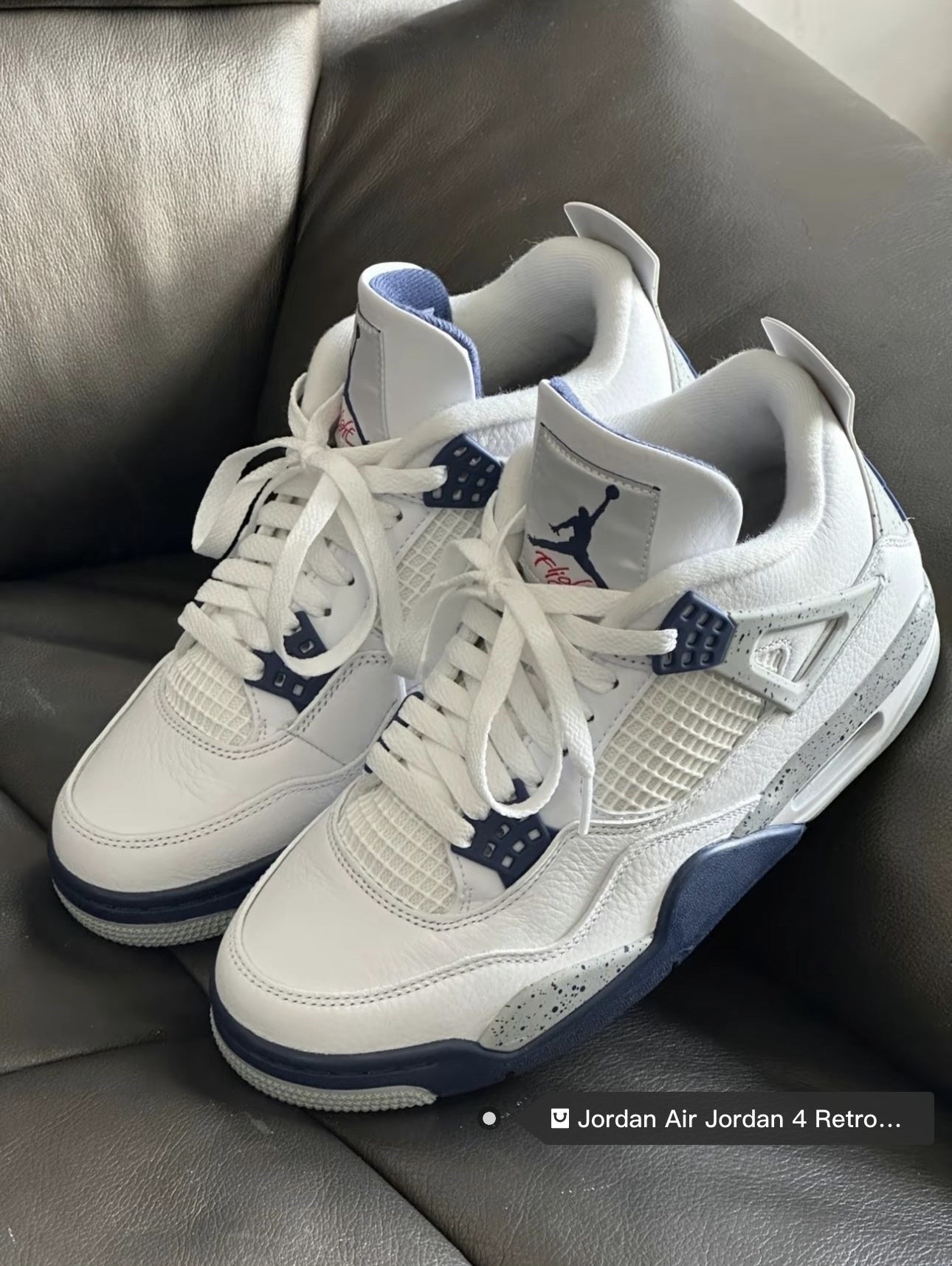 custom review-JORDAN 4 Retro Midnight Navy
