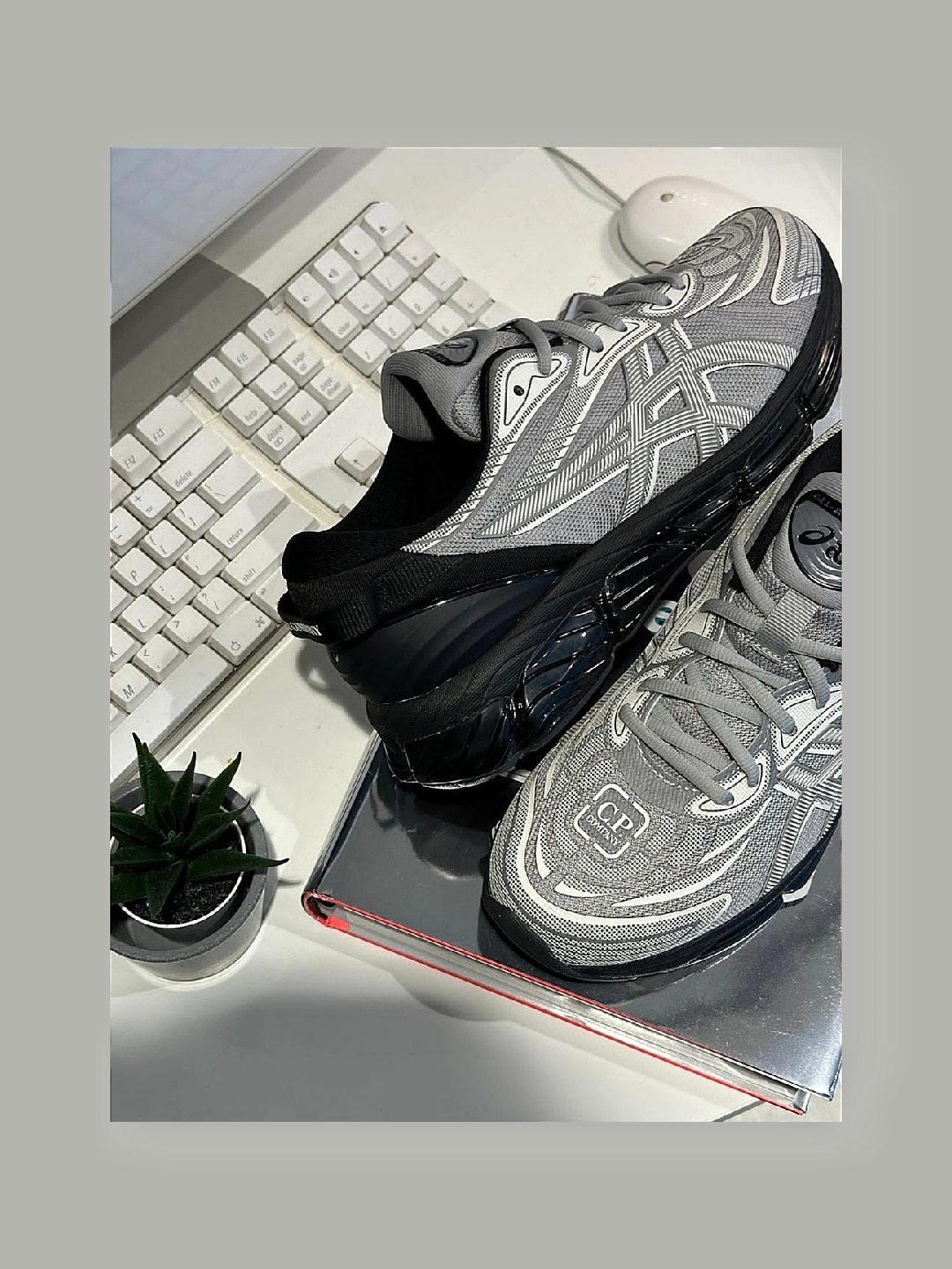 custom review-C.P.Company x ASICS Гель Quantum 360 Удобный Низкий Топ Повседневный Городская Коммутация