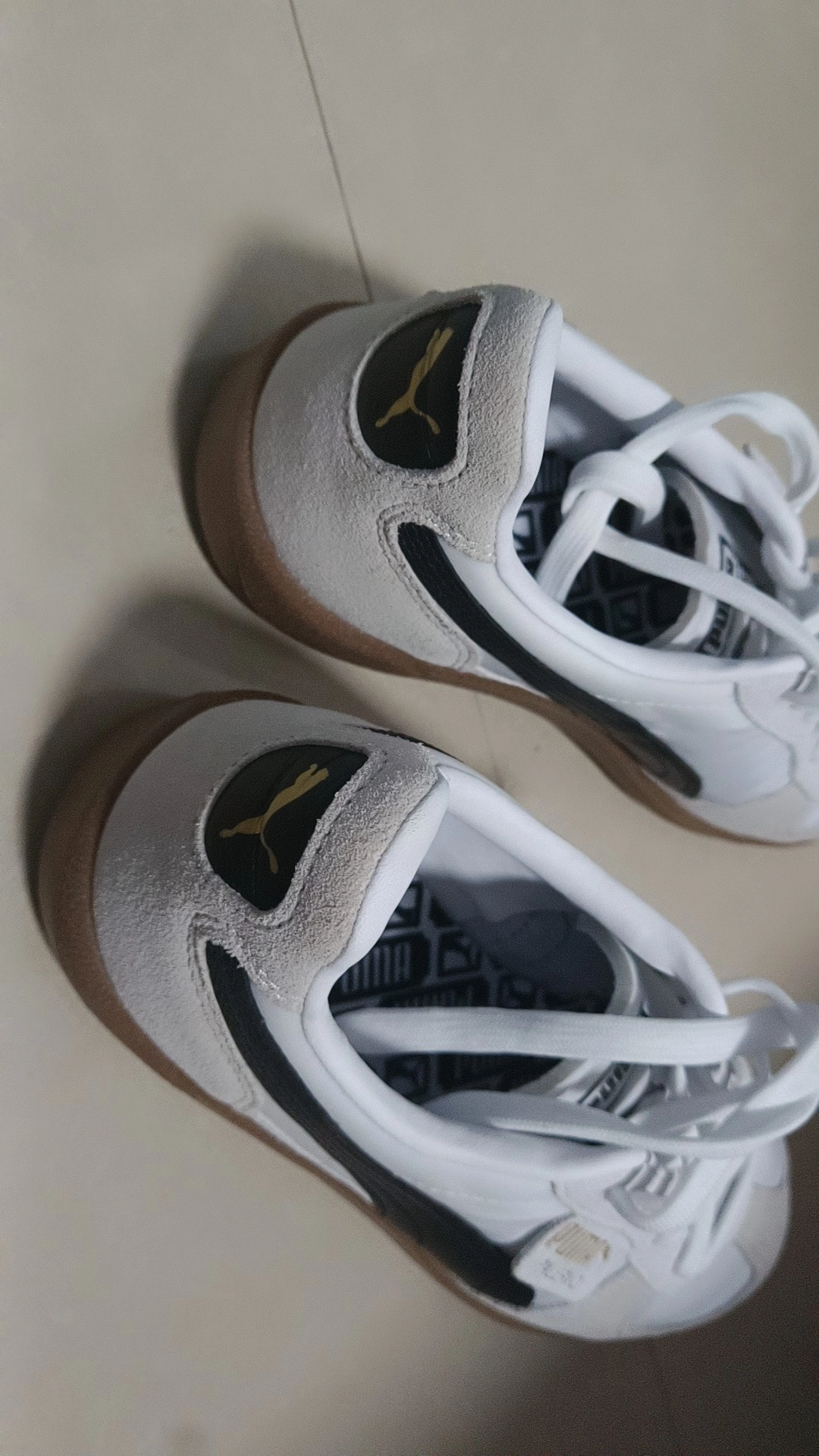 custom review-PUMA Palermo Амортизация Низкие Кроссовки для скейтбординга Унисекс Серый Черный