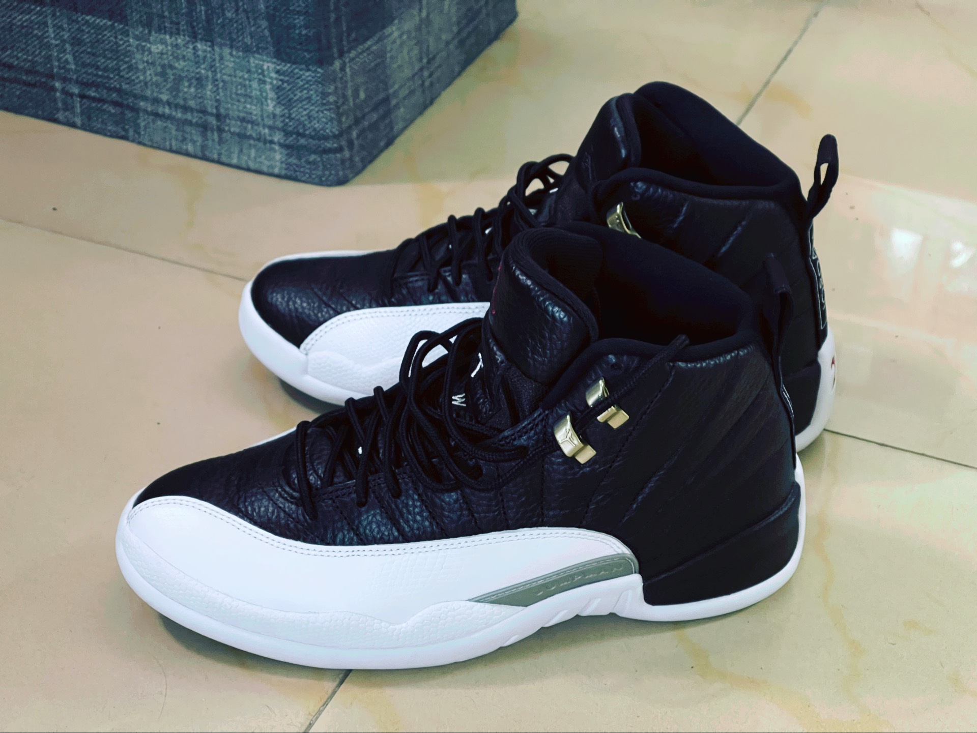 custom review-JORDAN Air Джордан 12 Винтажные баскетбольные кроссовки High Топ Унисекс