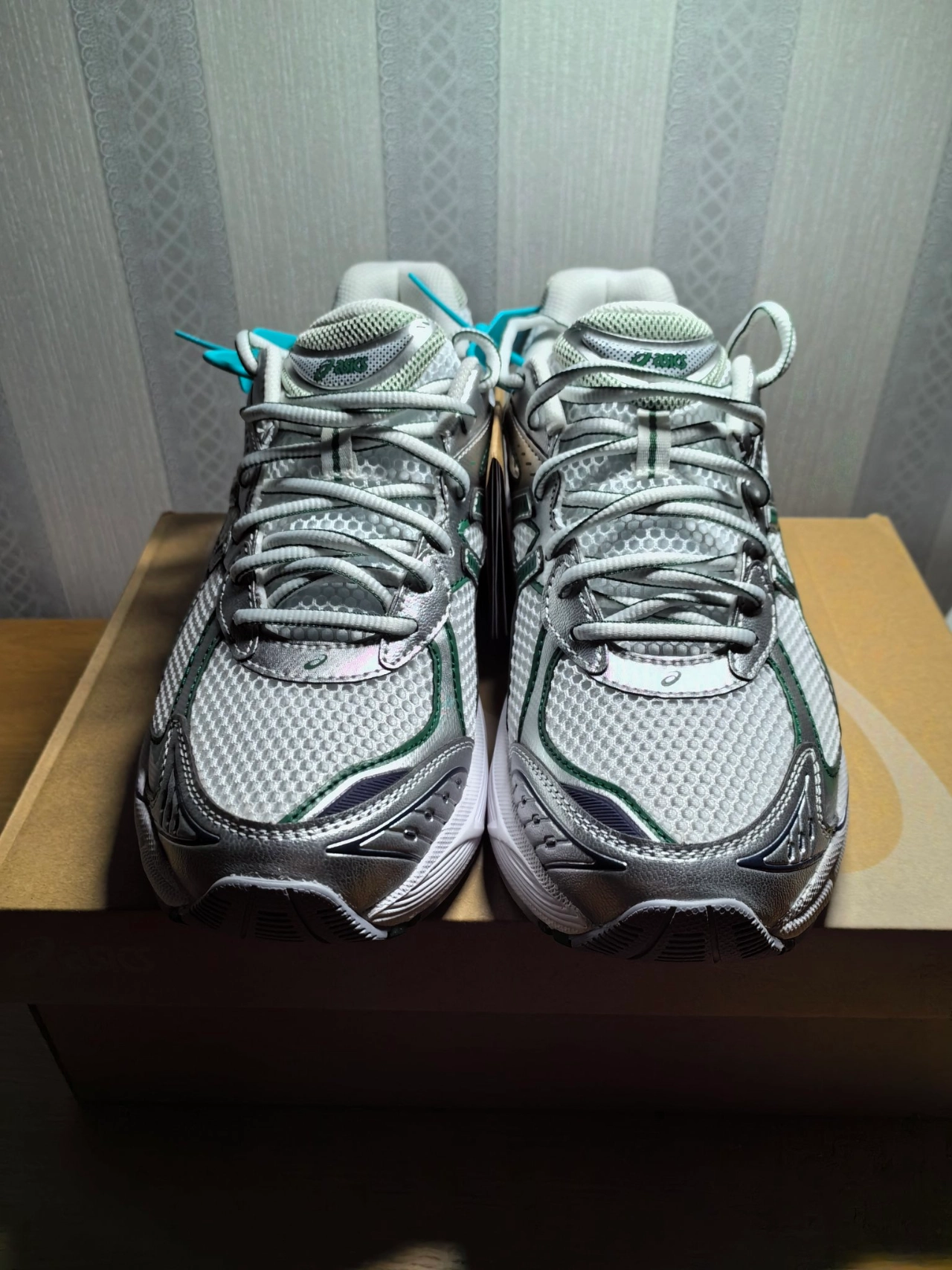 custom review-ASICS GT 2160 Low Топ Повседневные Беговые Кроссовки Унисекс Белый Серебряный Зеленый