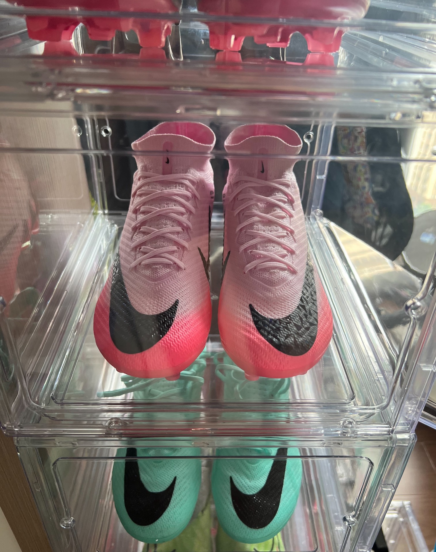 custom review-Nike Mercurial Superfly 9 AG Искусственная трава Искусственный шипы Противоскользящие футбольные бутсы для мужчин